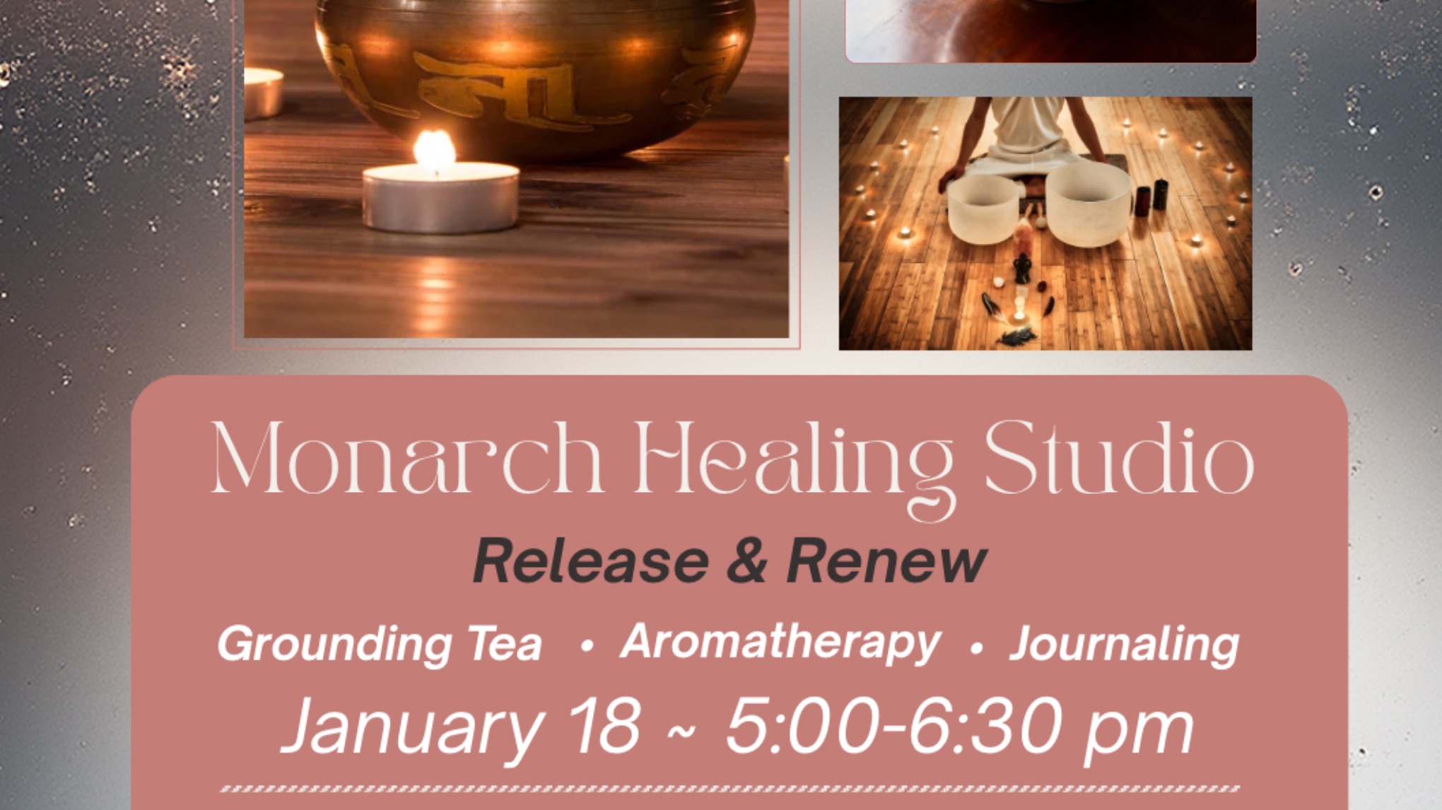 Candlelight sound bath