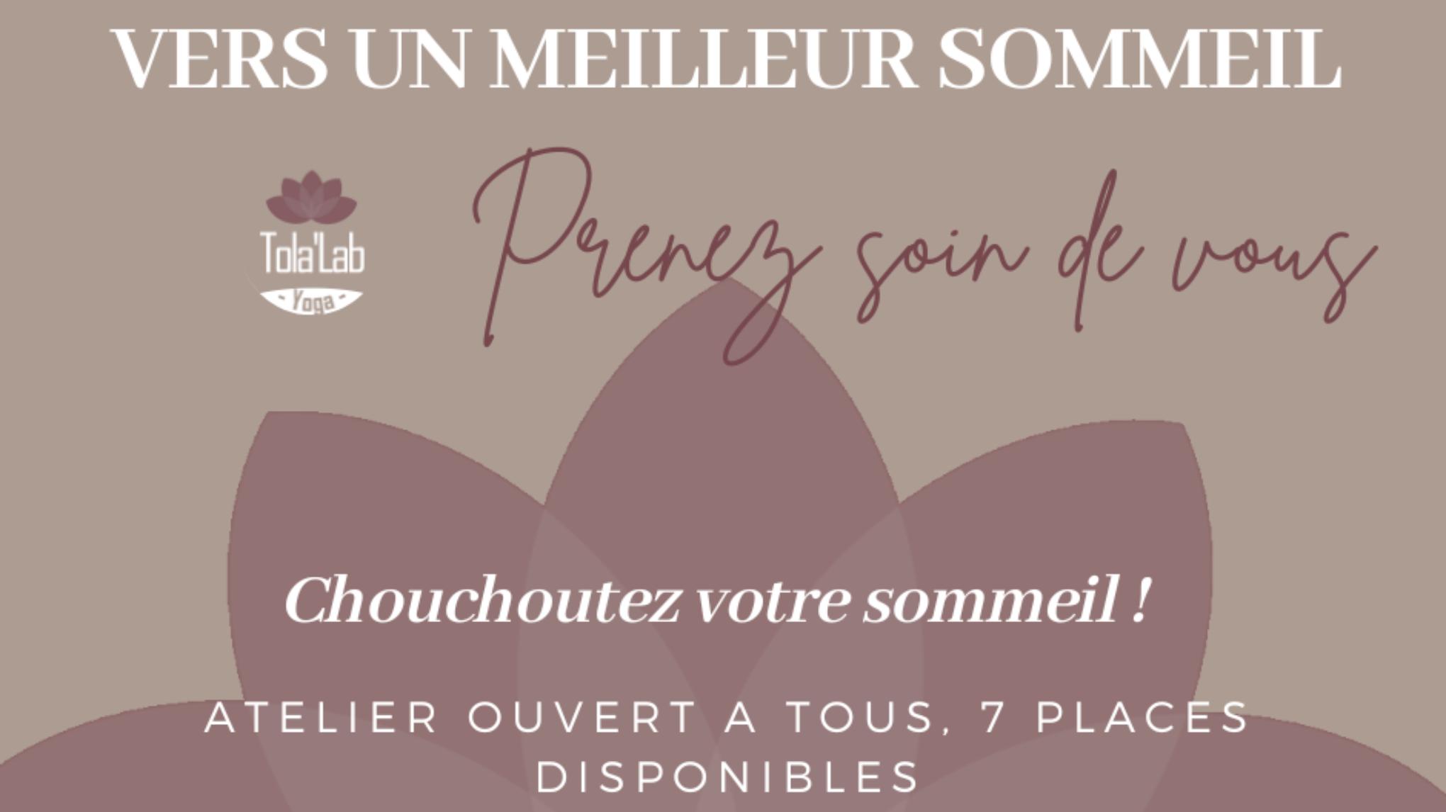 Atelier Vers un meilleur sommeil