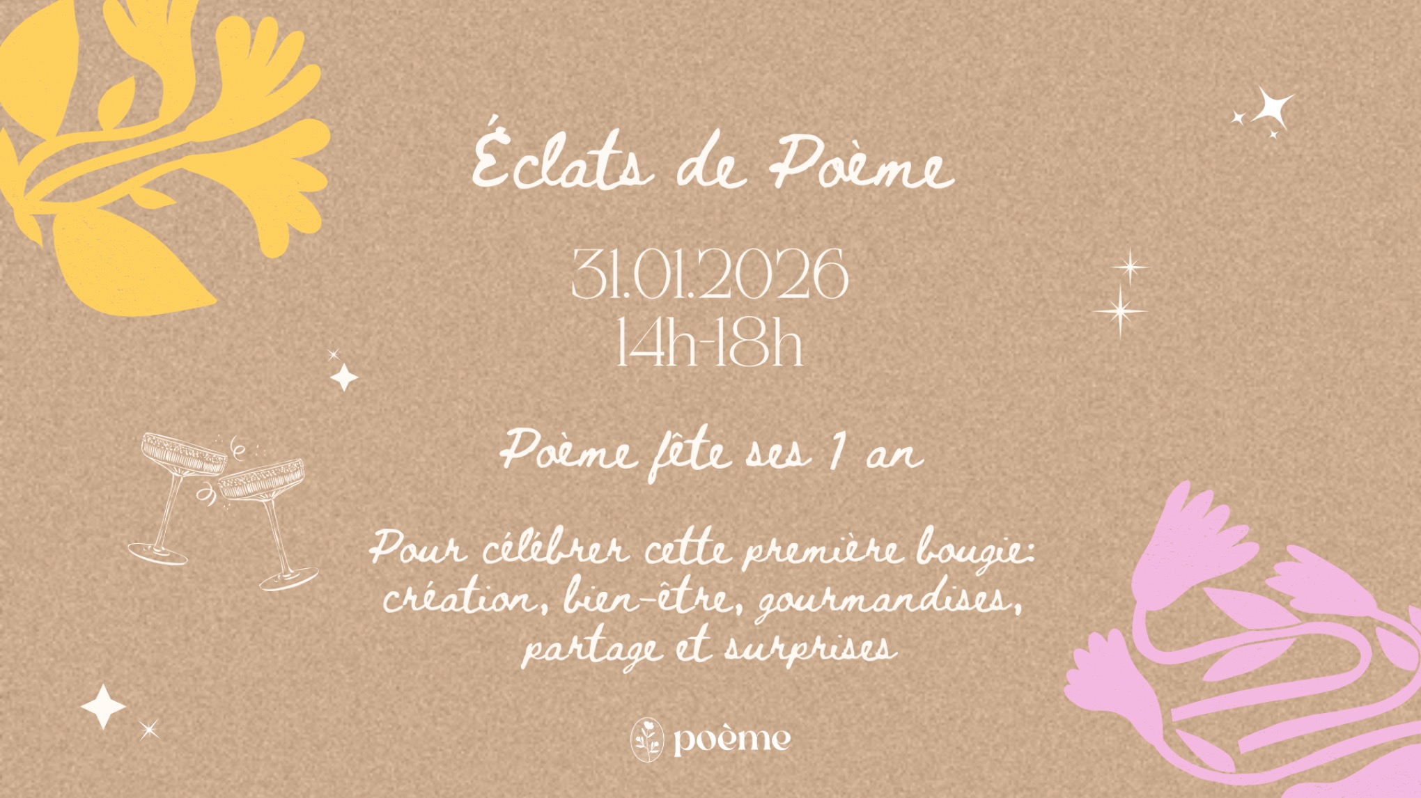 Éclats de Poème - évènement 1 an