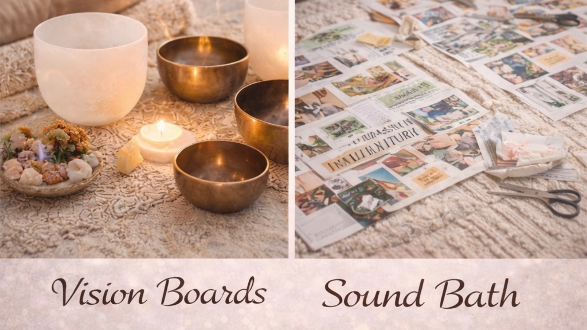 A Year in Bloom Workshop: Sound Bath & Vision Boards
