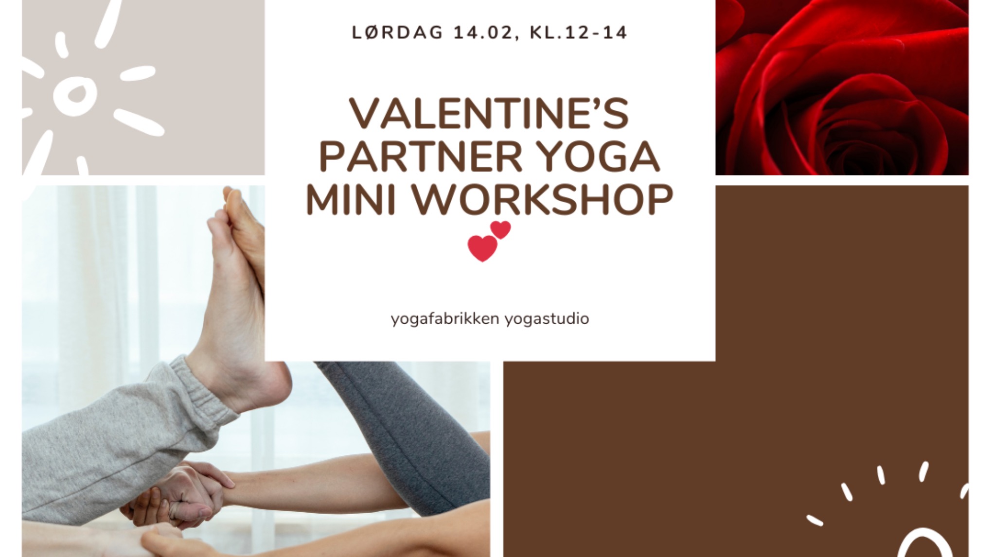 Valentine’s Partner Yoga – miniworkshop 💕