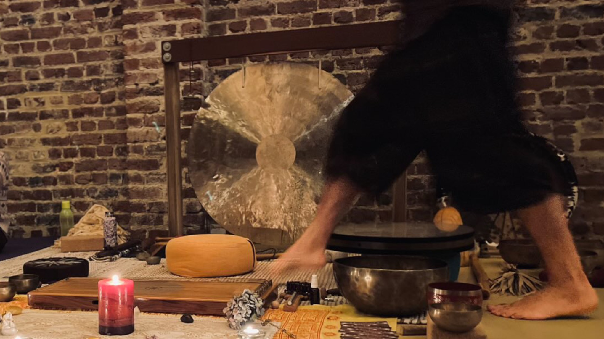 Soundhealing en yin yoga