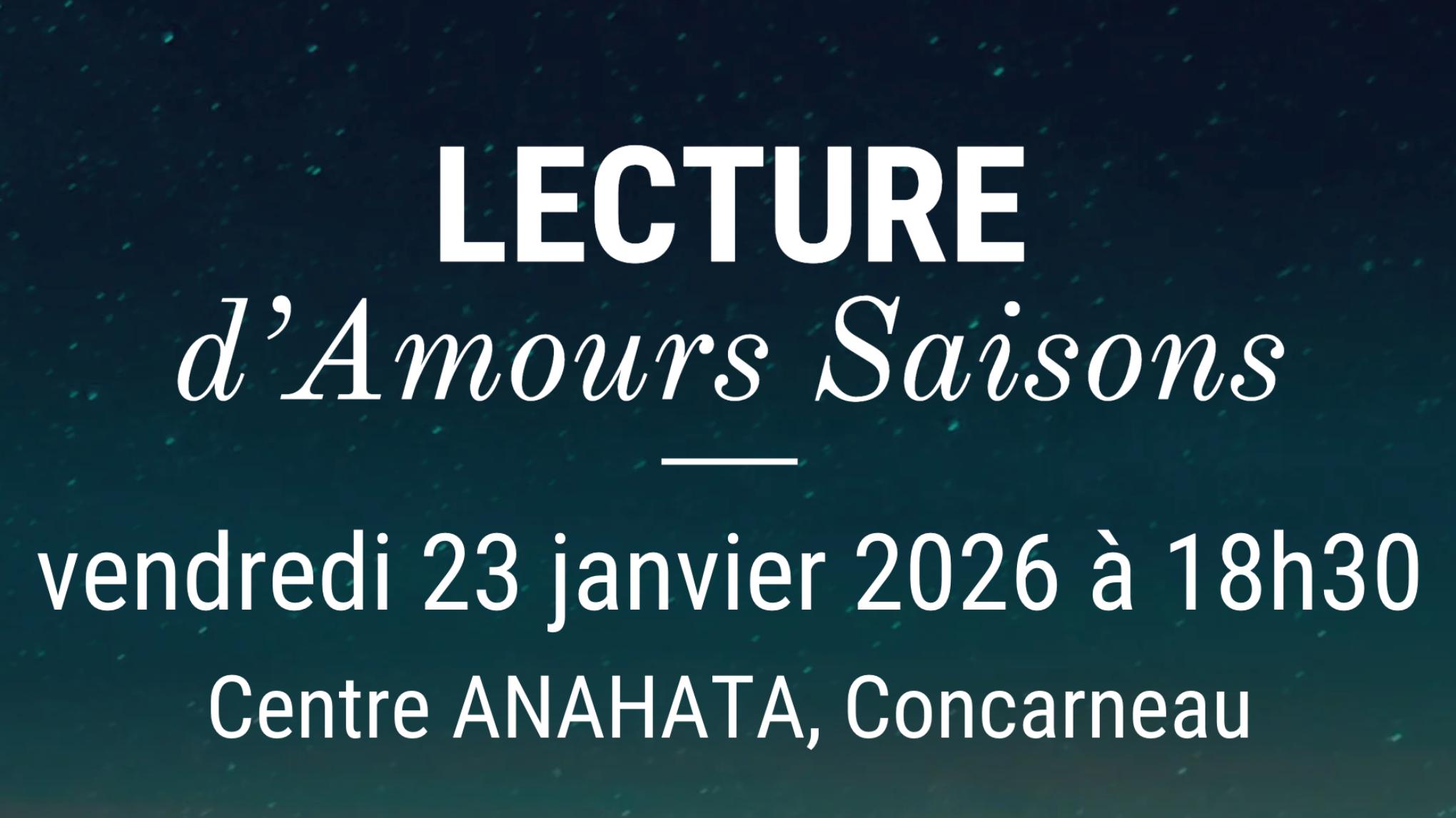 Promenade poétique contée, AMOURS SAISONS