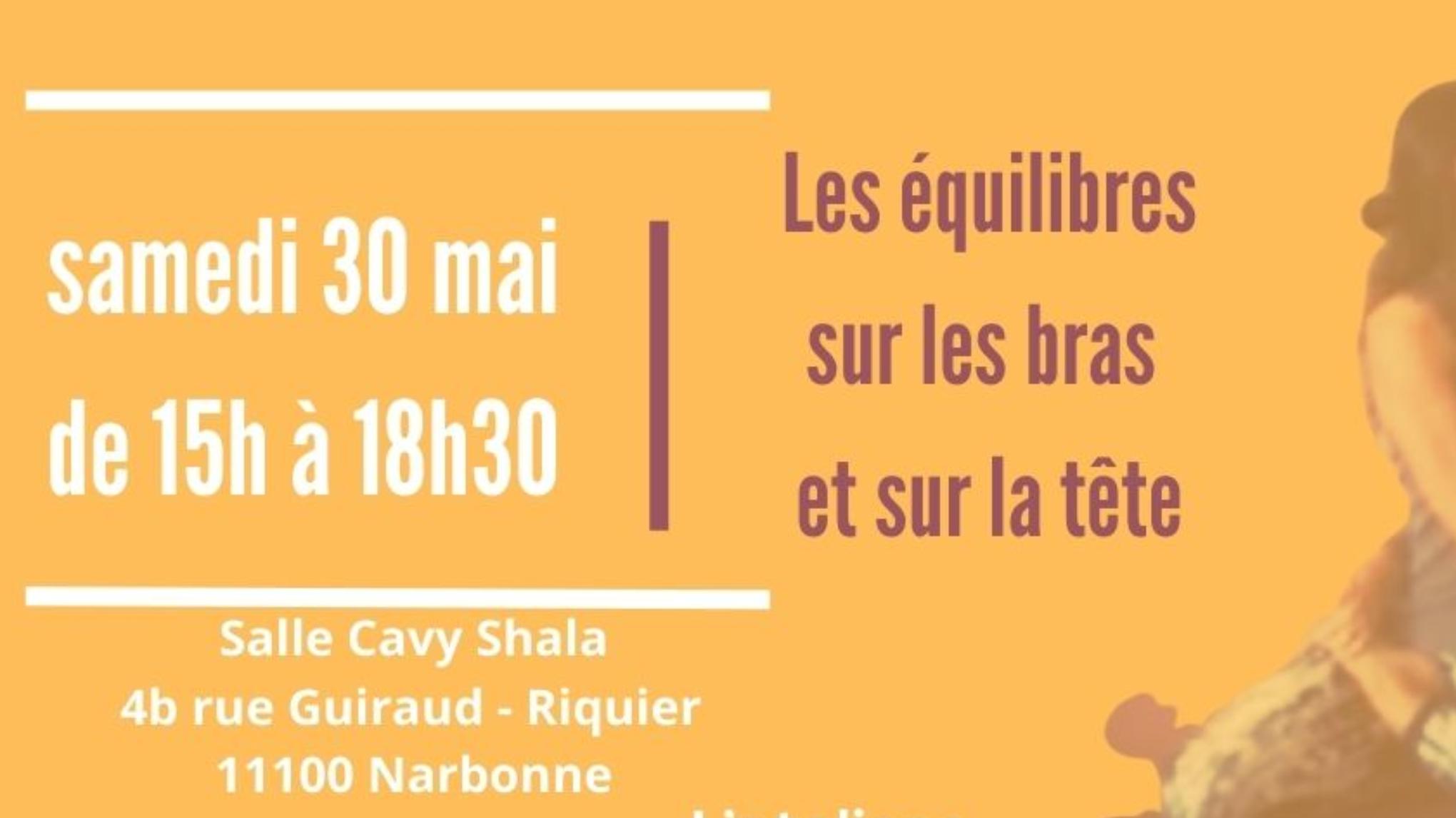 Samedi 30 mai : Les équilibres sur les bras