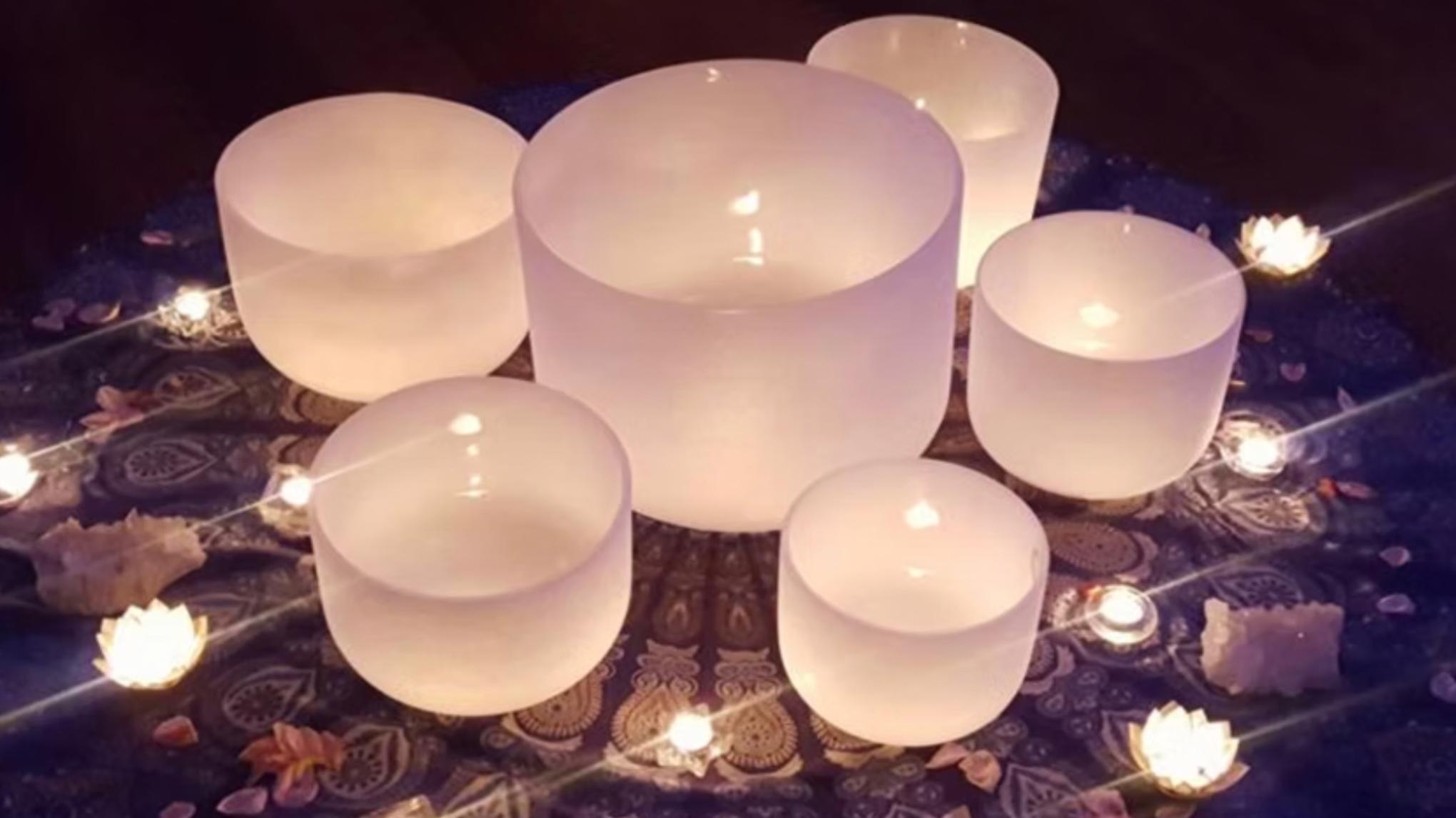 A Sound Bath Experience: Crystal Singing Bowls & Healing Instruments