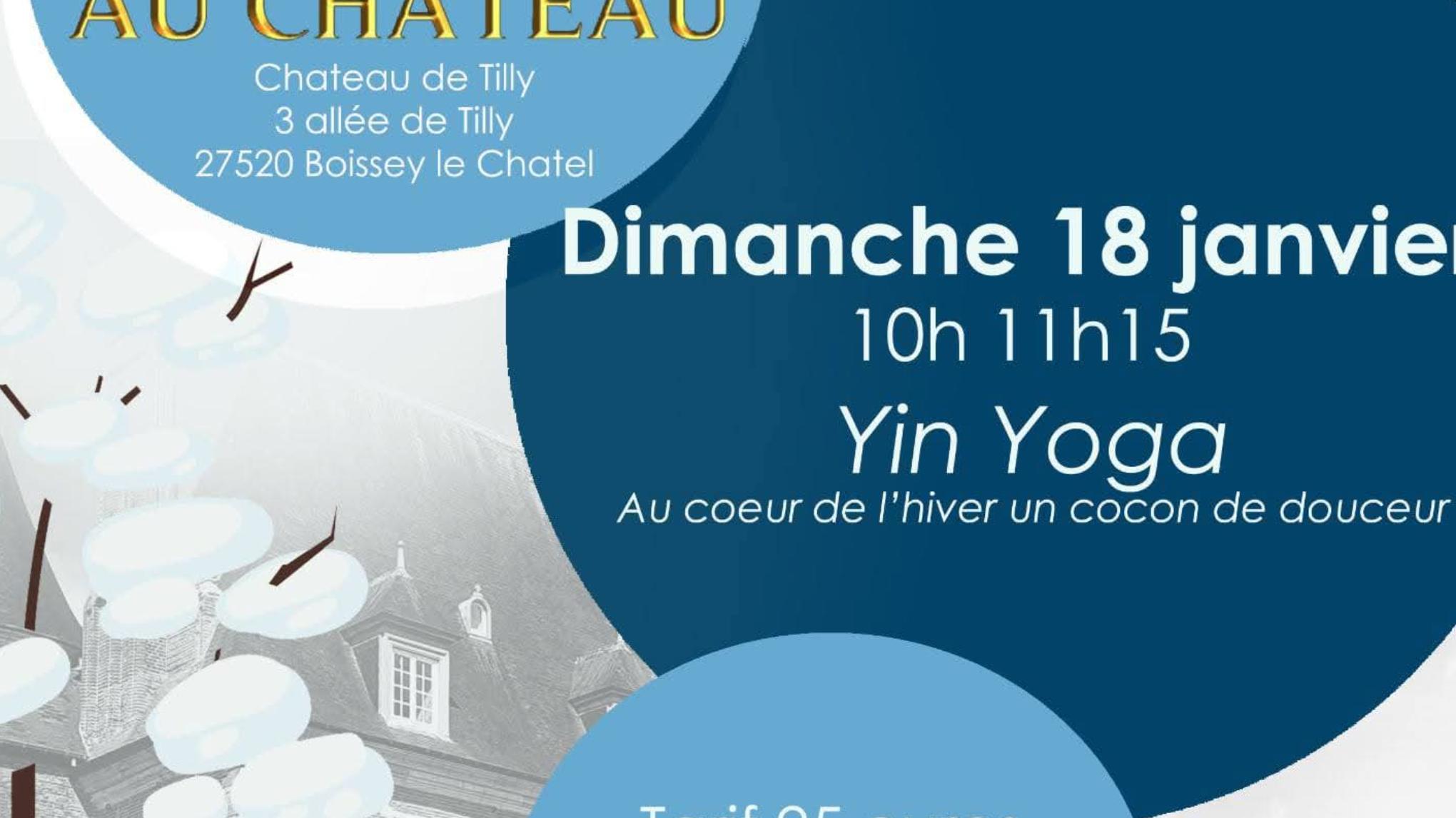 Yoga au château,Yin Yoga au coeur de l'hiver