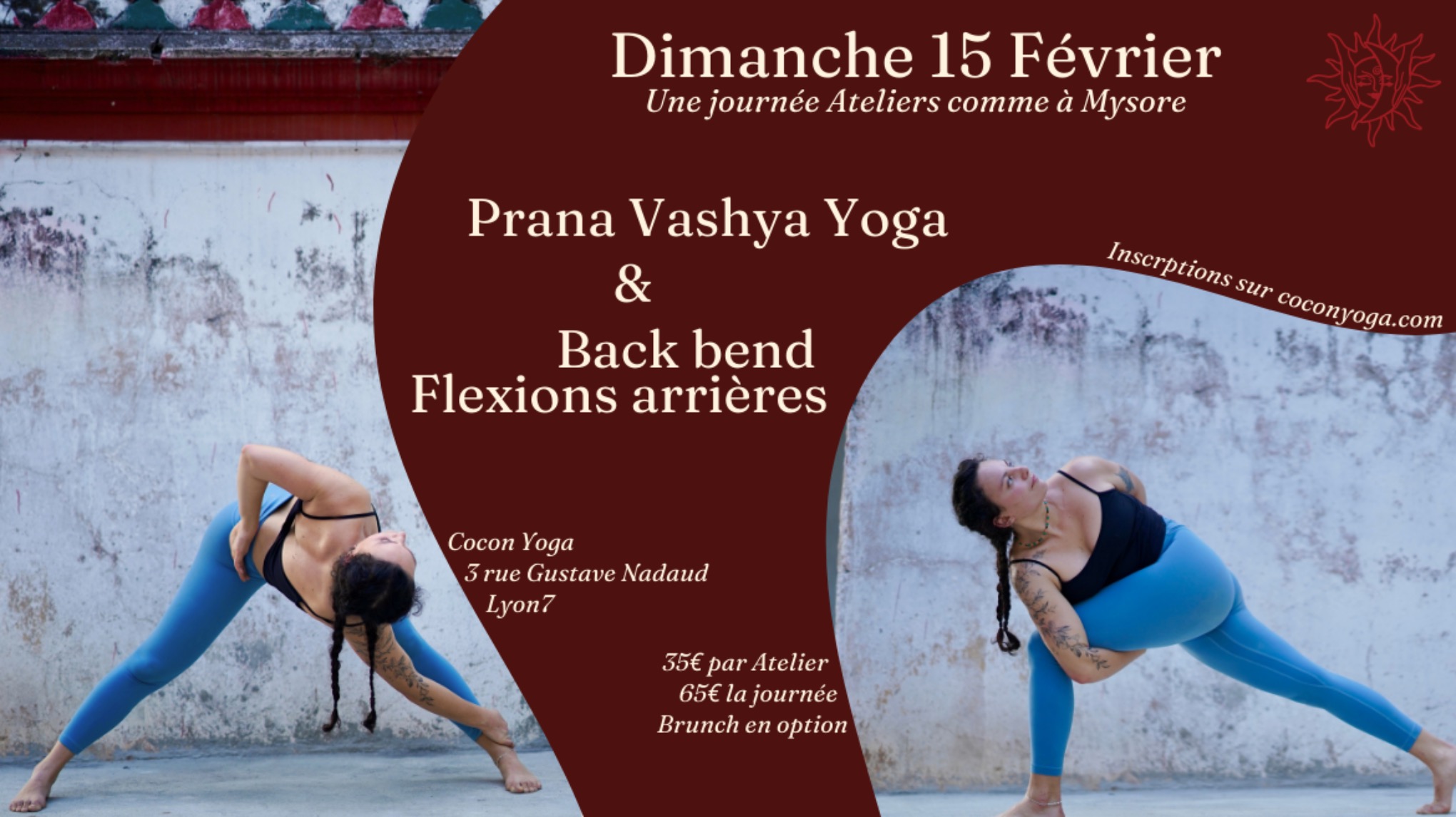 Ateliers Prana Vashya & Back bend - Force et souplesse Dimanche 15 février