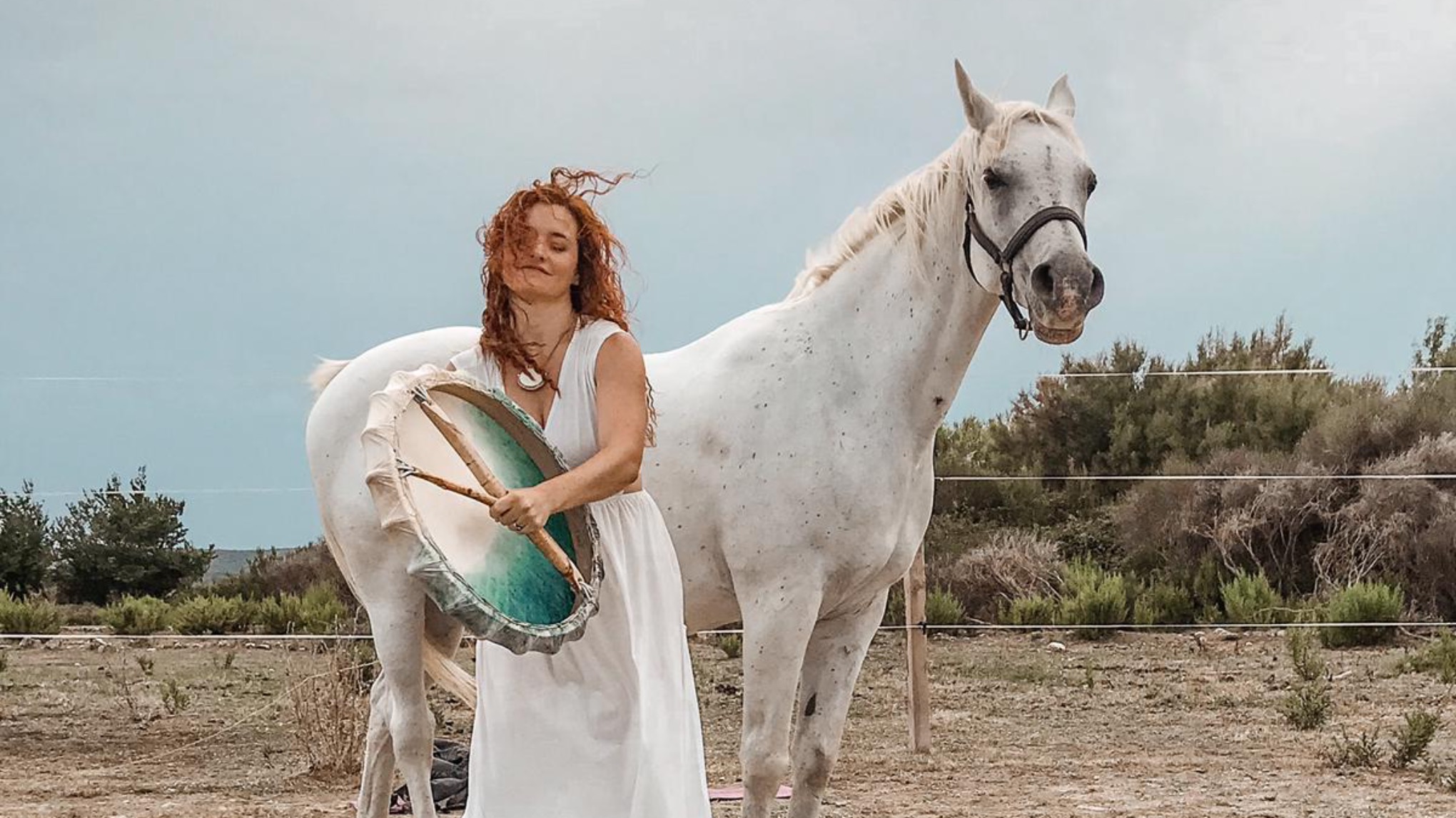 Bain sonore du cheval de feu