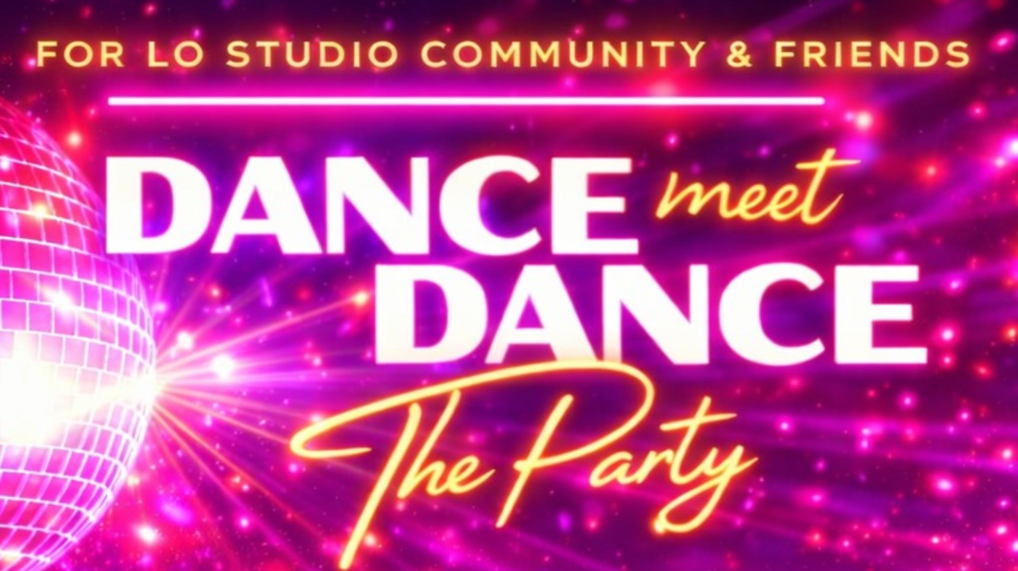 DANCE MEET DANCE  _ JANUARY 29TH from 6PM TO 9PM _ FREE ENTRY