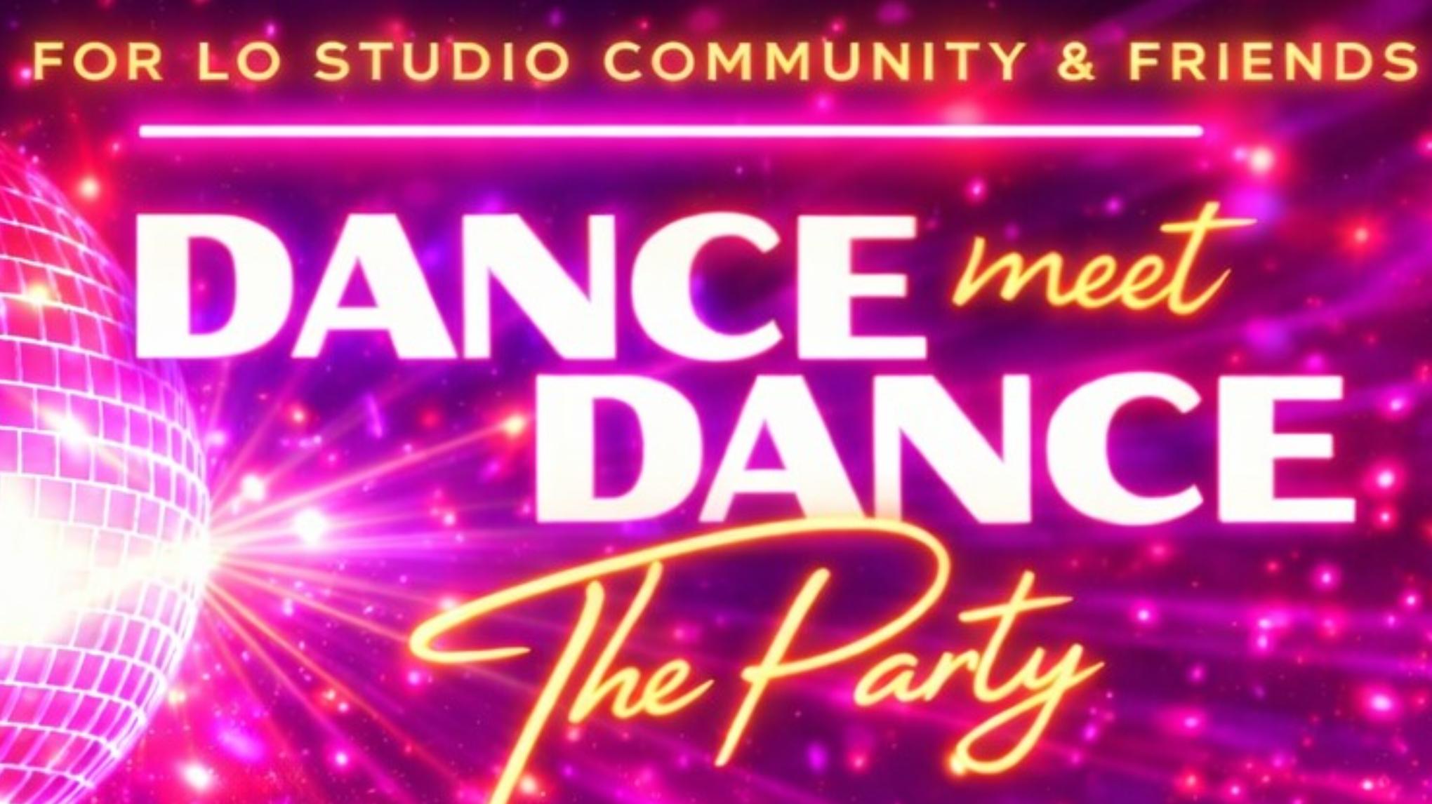 DANCE MEET DANCE  _ JANUARY 29TH from 6PM TO 9PM _ FREE ENTRY