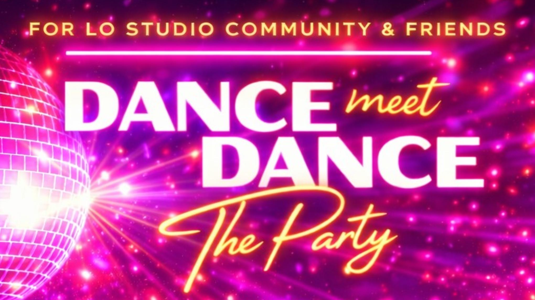 DANCE MEET DANCE  _ JANUARY 29TH from 6PM TO 9PM _ FREE ENTRY