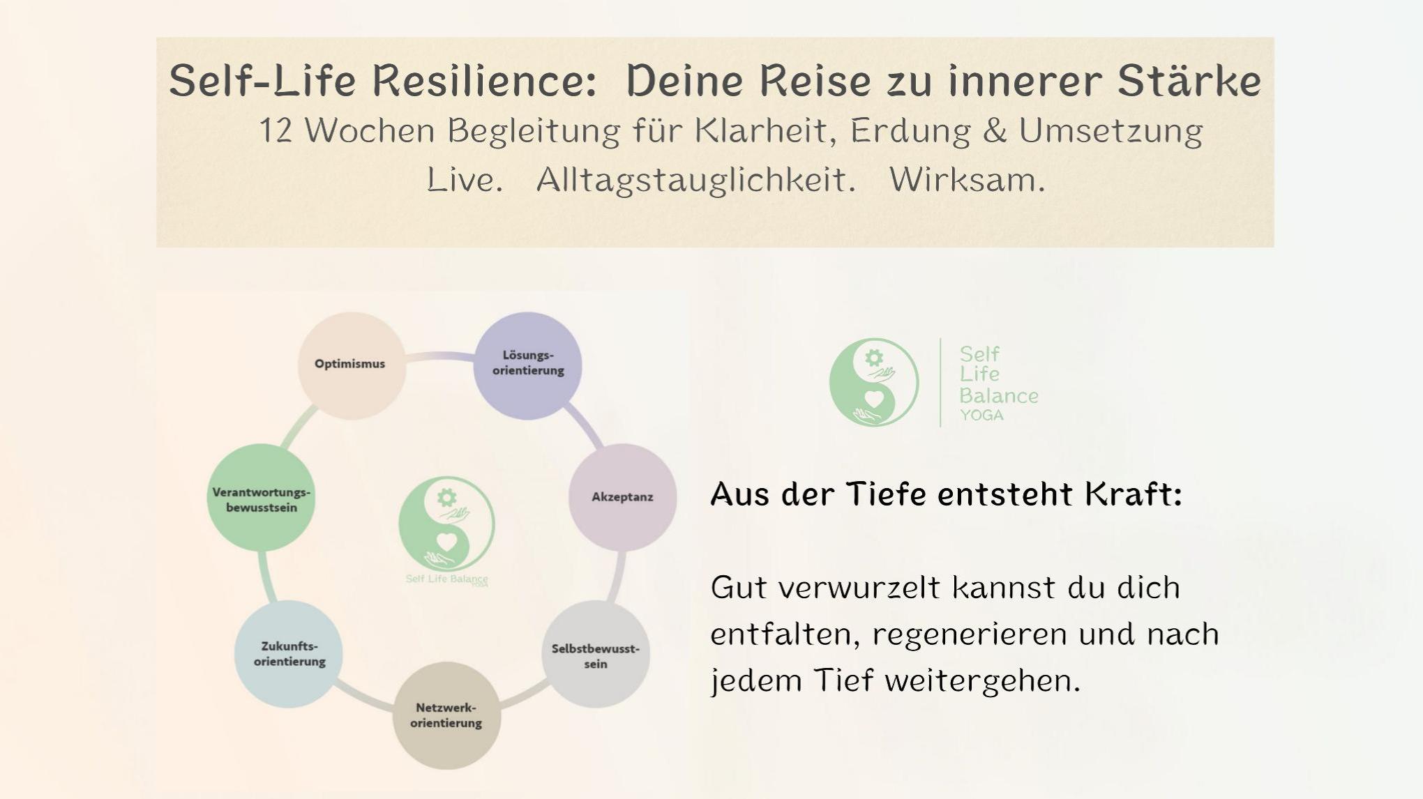 Online: Self-Life Resilience – 12-Wochen-Programm