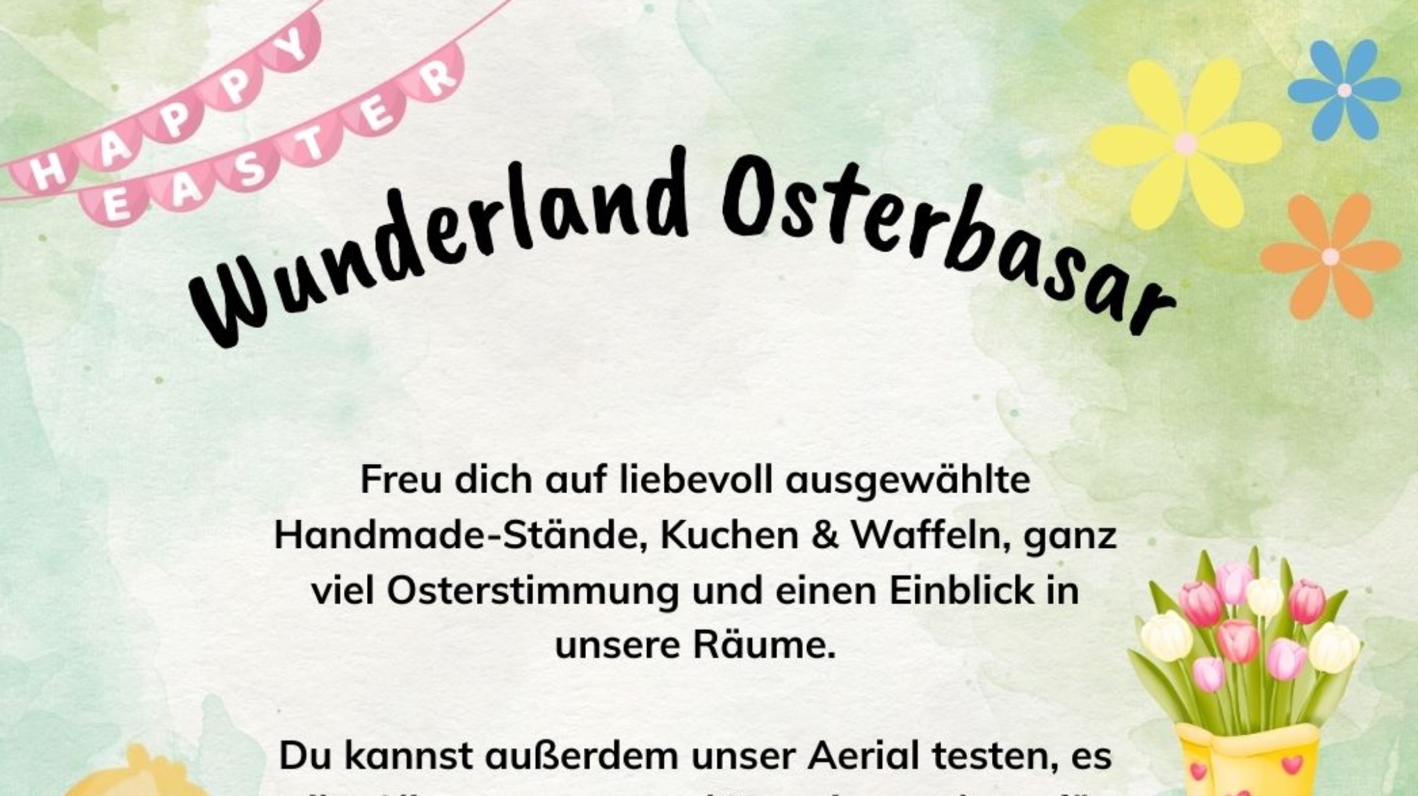 Wunderland Osterbasar 🌷🐣