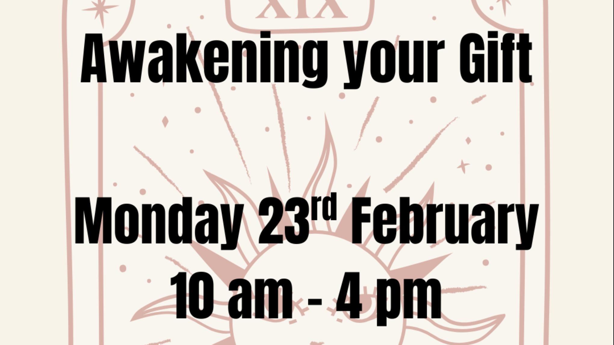 Awakening your Gift with Mal Whittall (cash only €45)