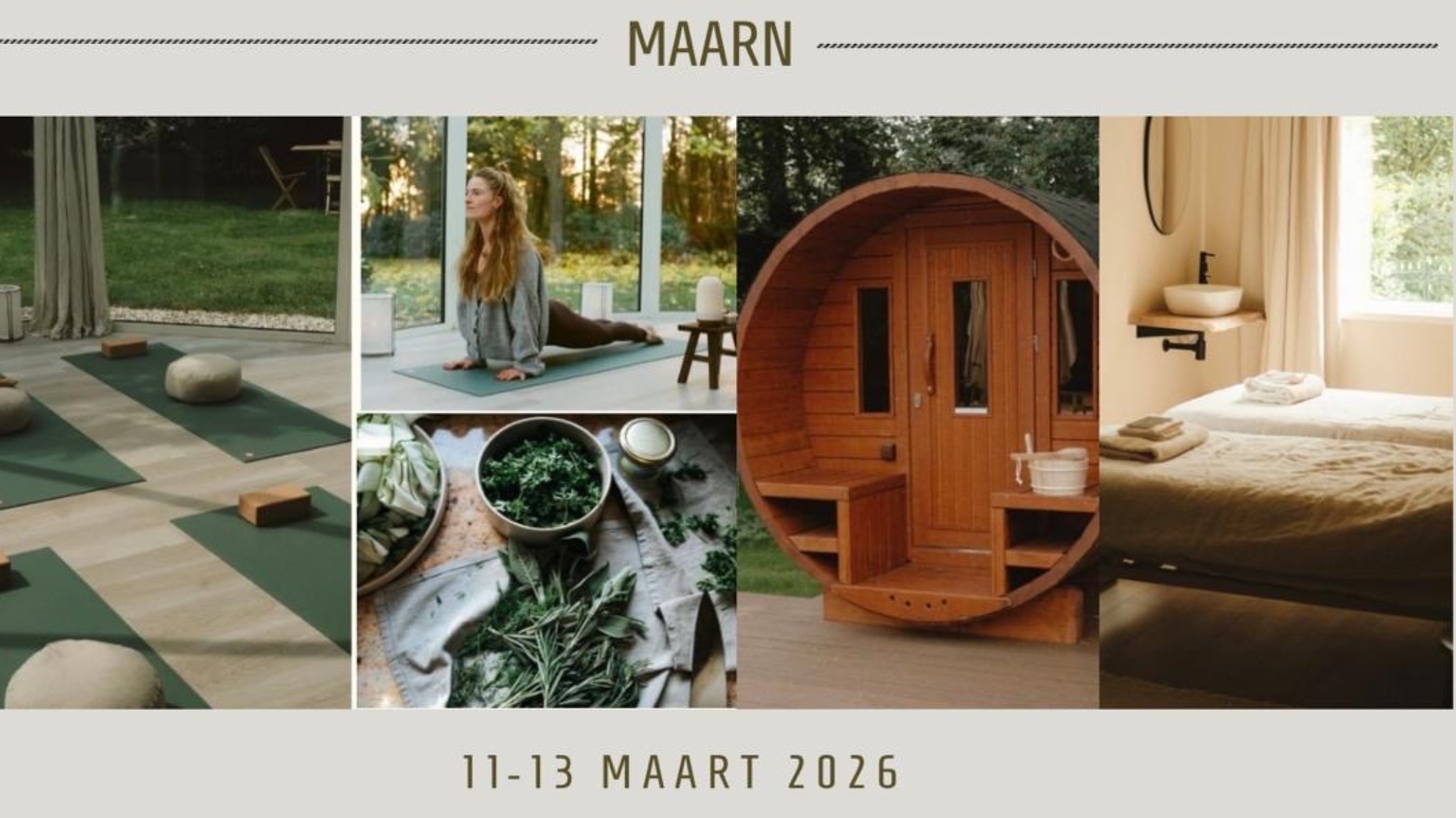 🌺3 Daags Yoga Lente Retreat, Maarn 🌳
