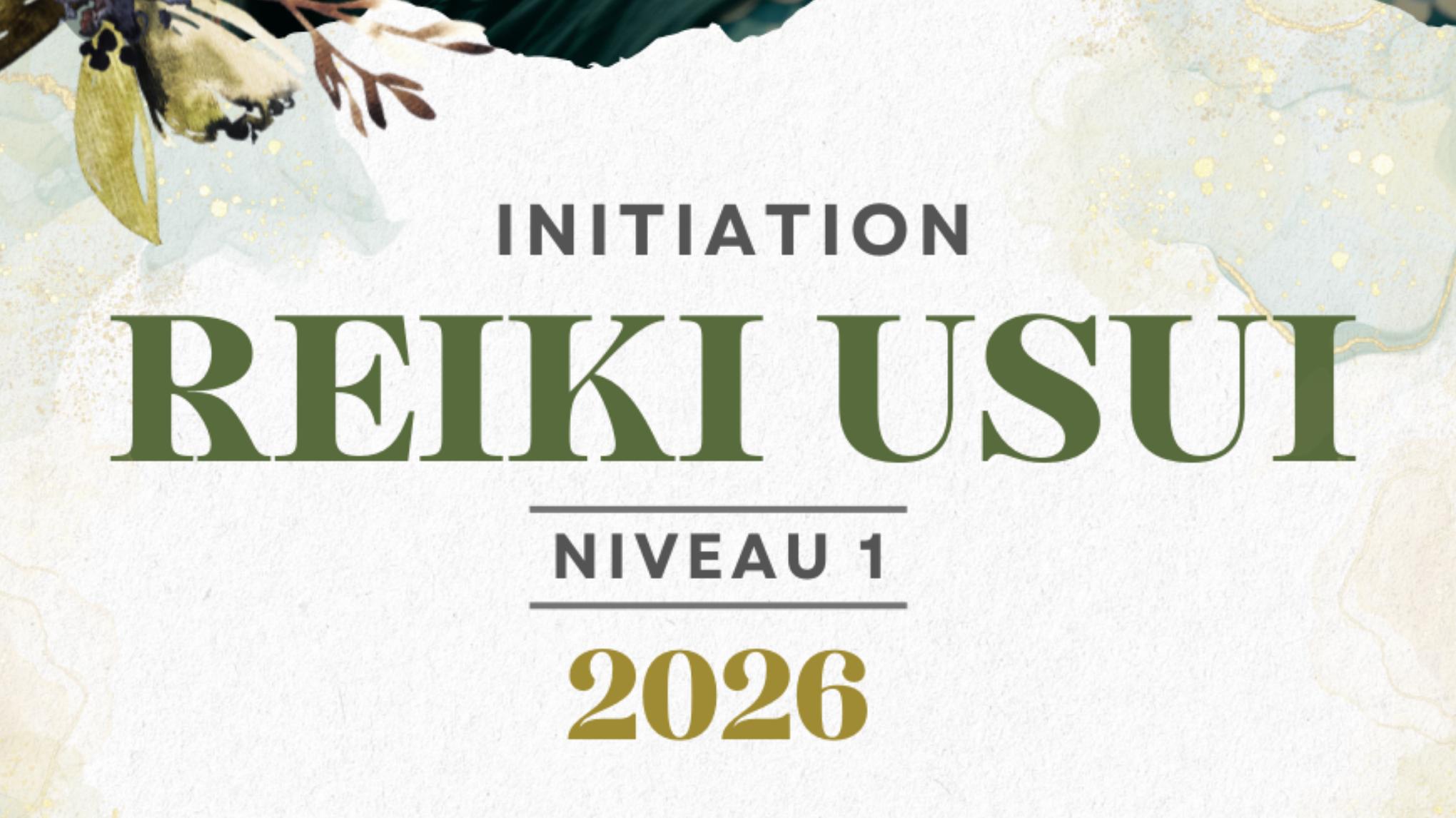 INITITATION REIKI USUI NIVEAU 1