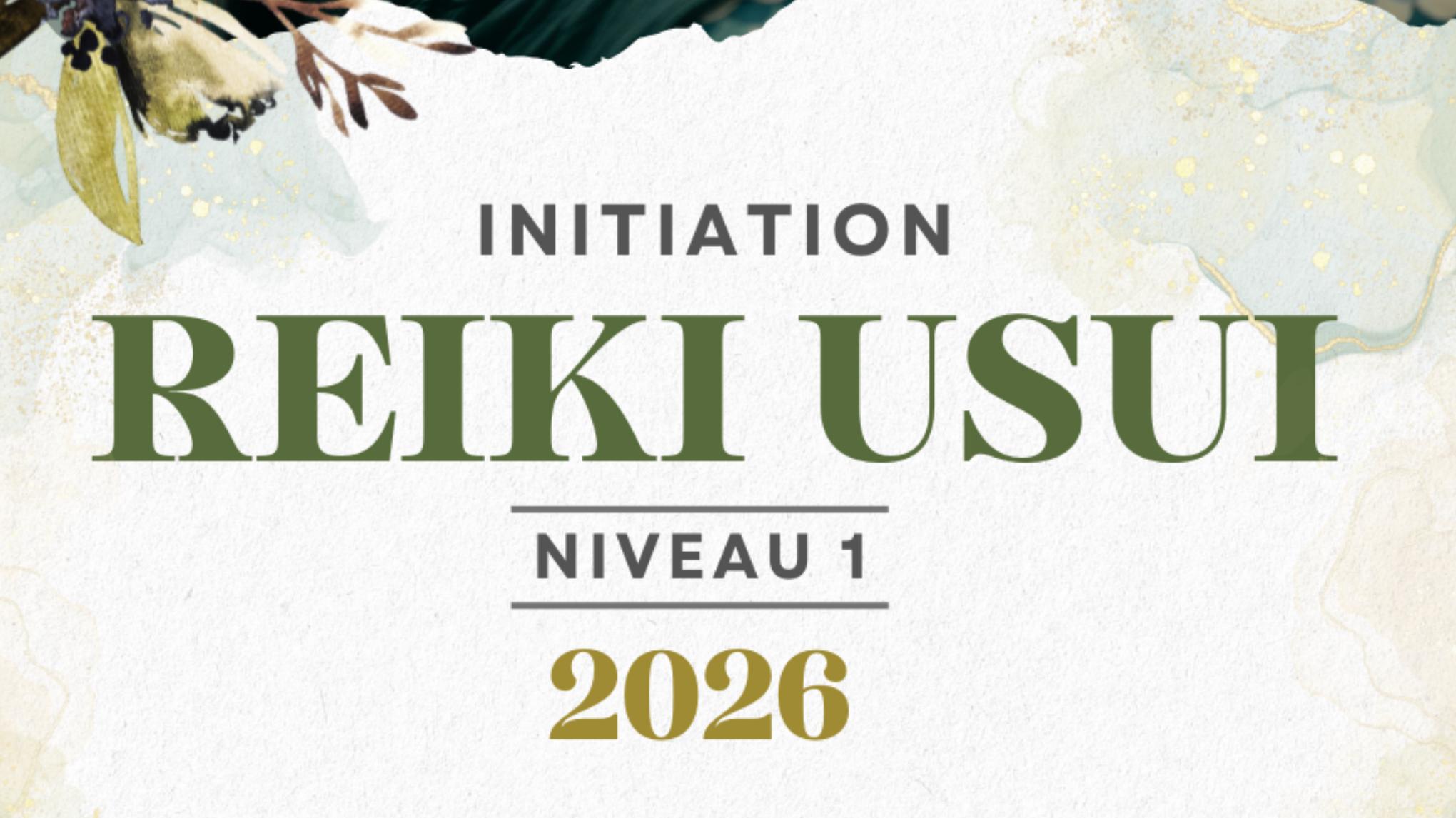 INITITATION REIKI USUI NIVEAU 1