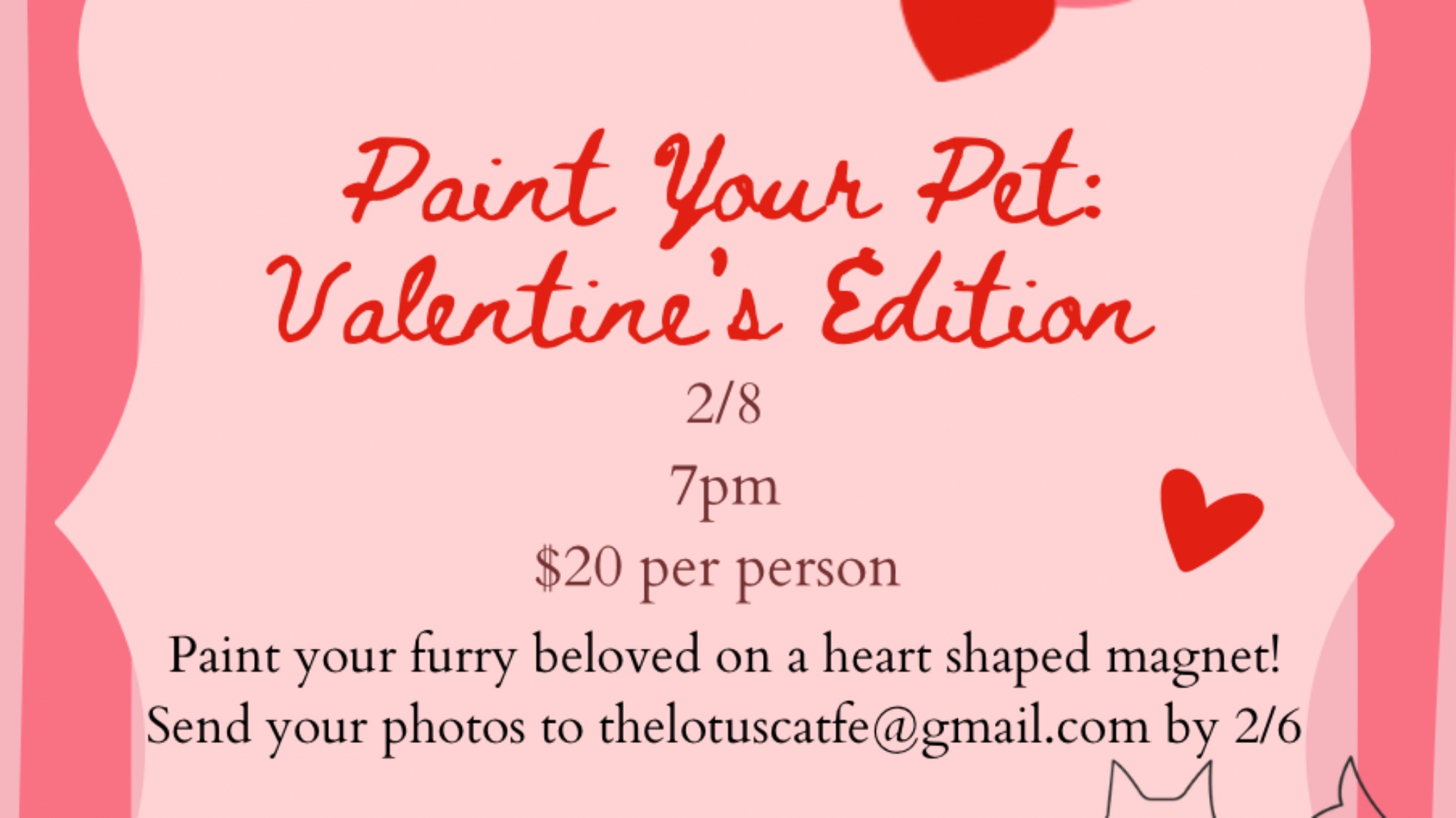 Paint Your Pet: Valentines Edition