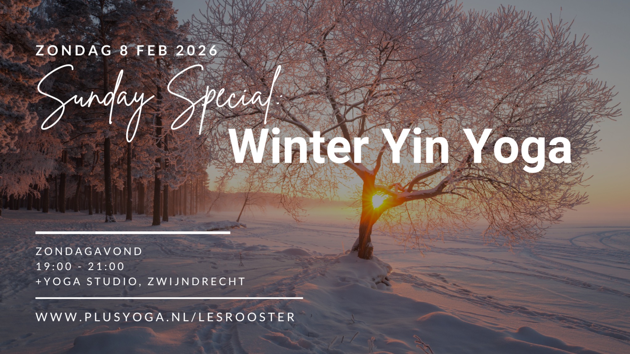 Sunday Special: Yin Yoga Winter editie