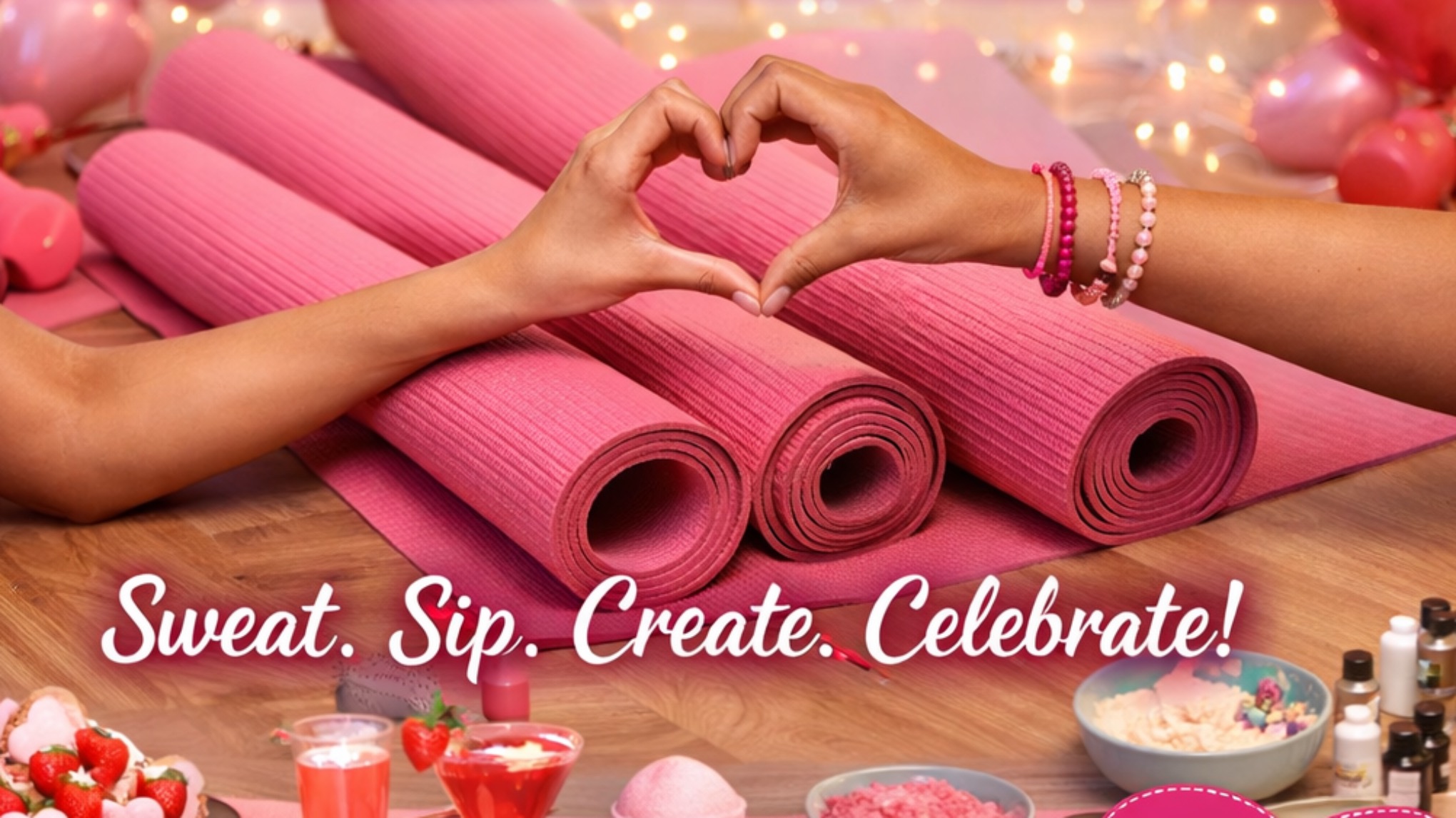 Galentine’s Day Buti Yoga + Bath Bomb Bash