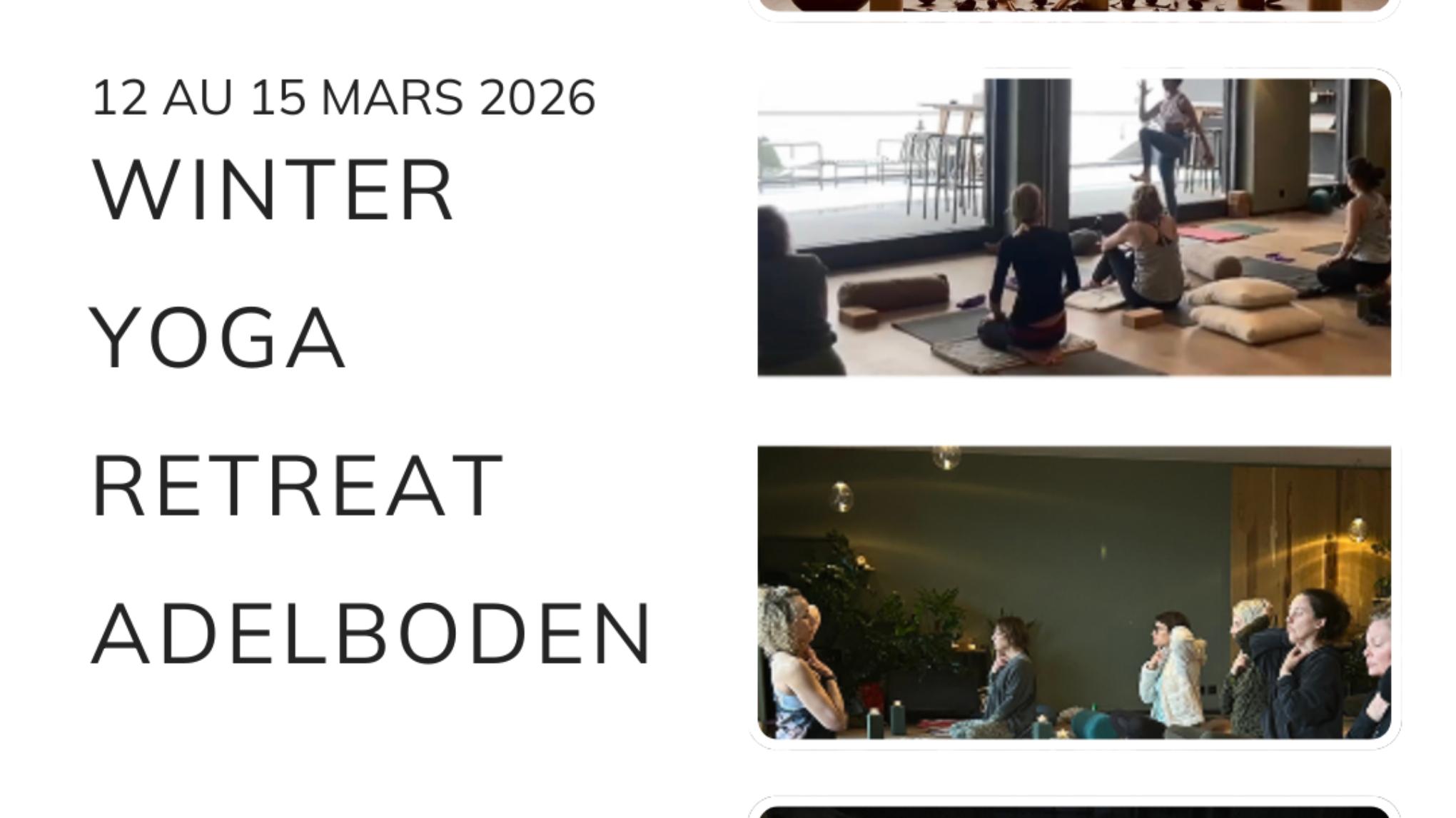 winter yoga retreat (yang & yin ) Adelboden, The Cambrian