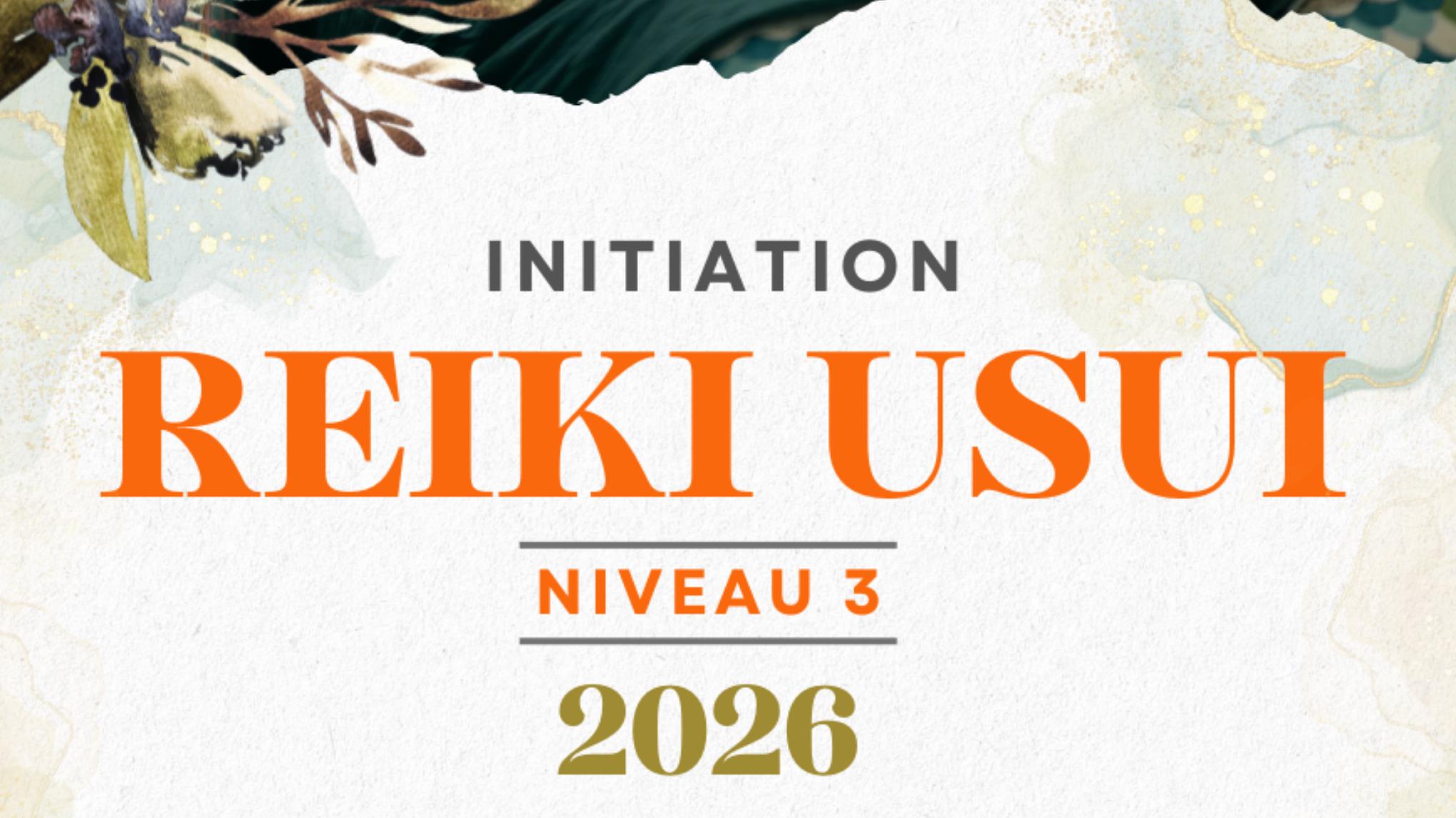INITITATION REIKI USUI NIVEAU 3