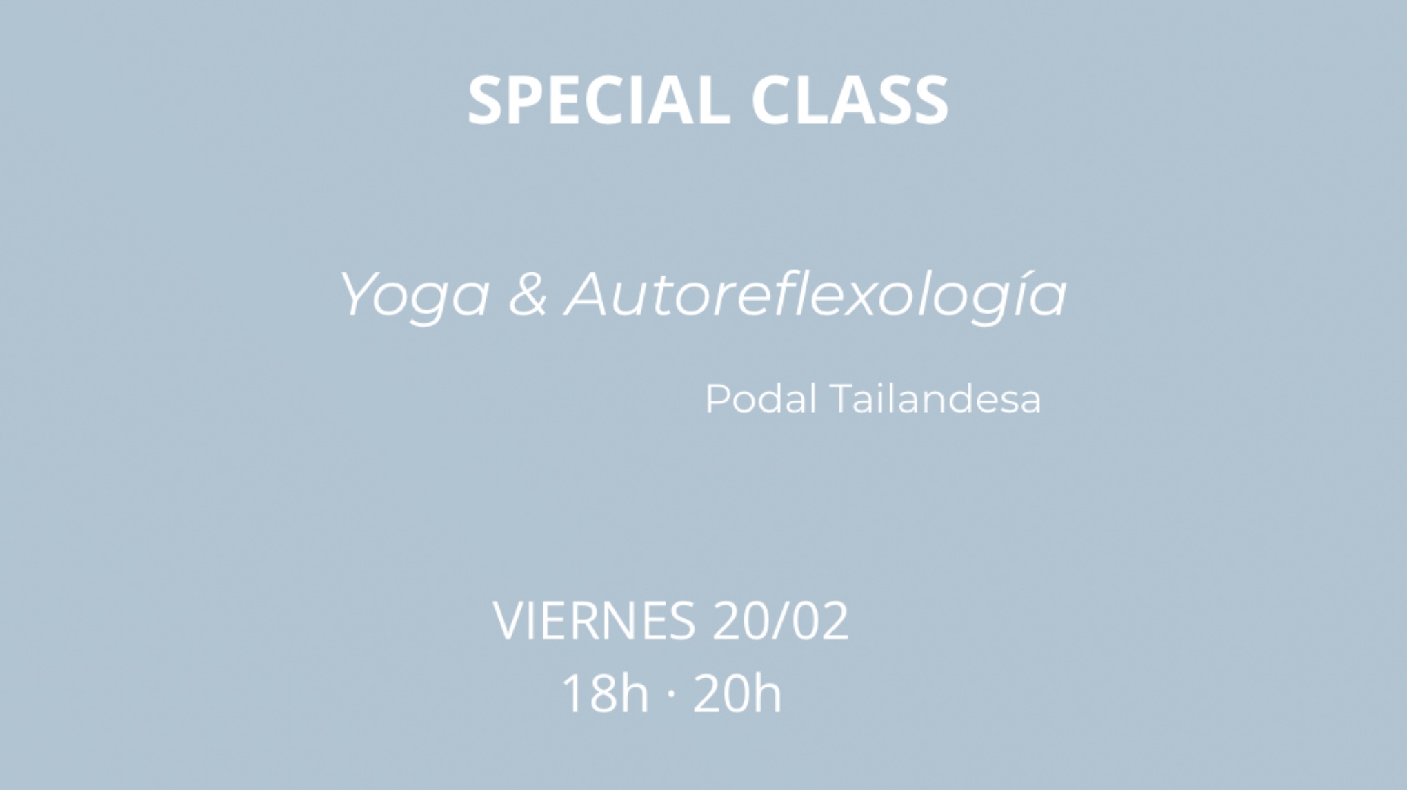 Yoga & Reflexologia podal Tailandesa