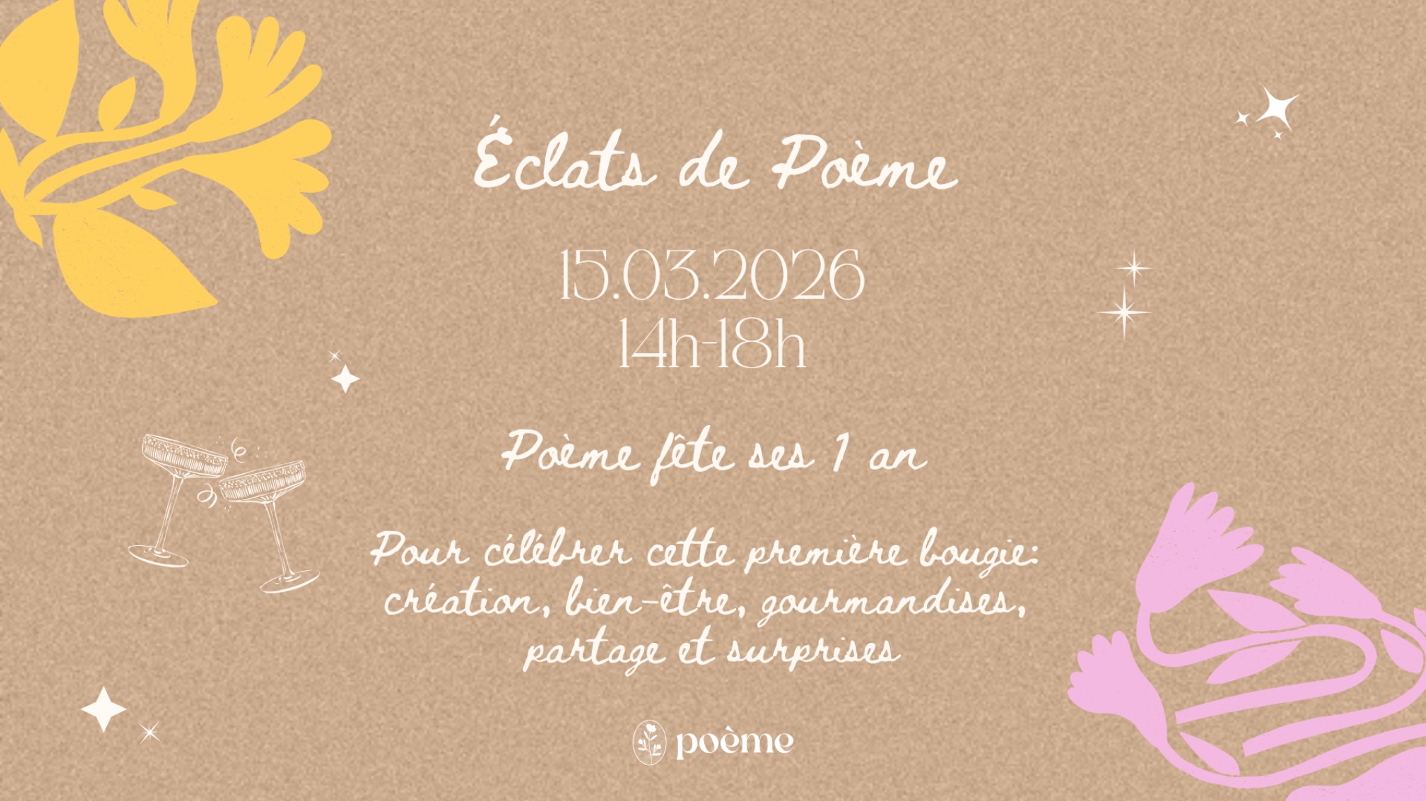 Éclats de Poème - évènement 1 an