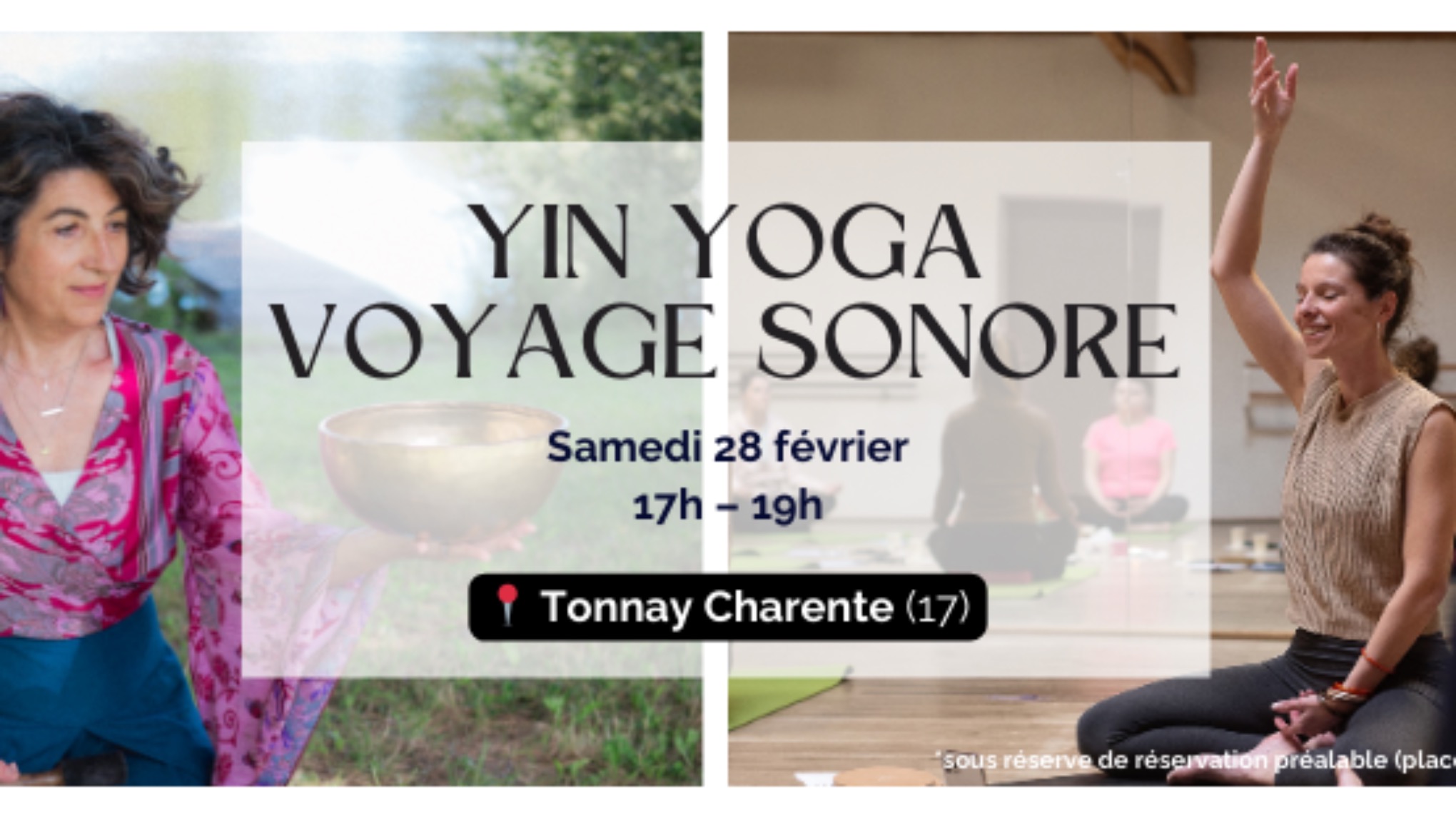 🌙 Atelier YIN YOGA et BAIN SONORE – Se déposer, vibrer, harmoniser