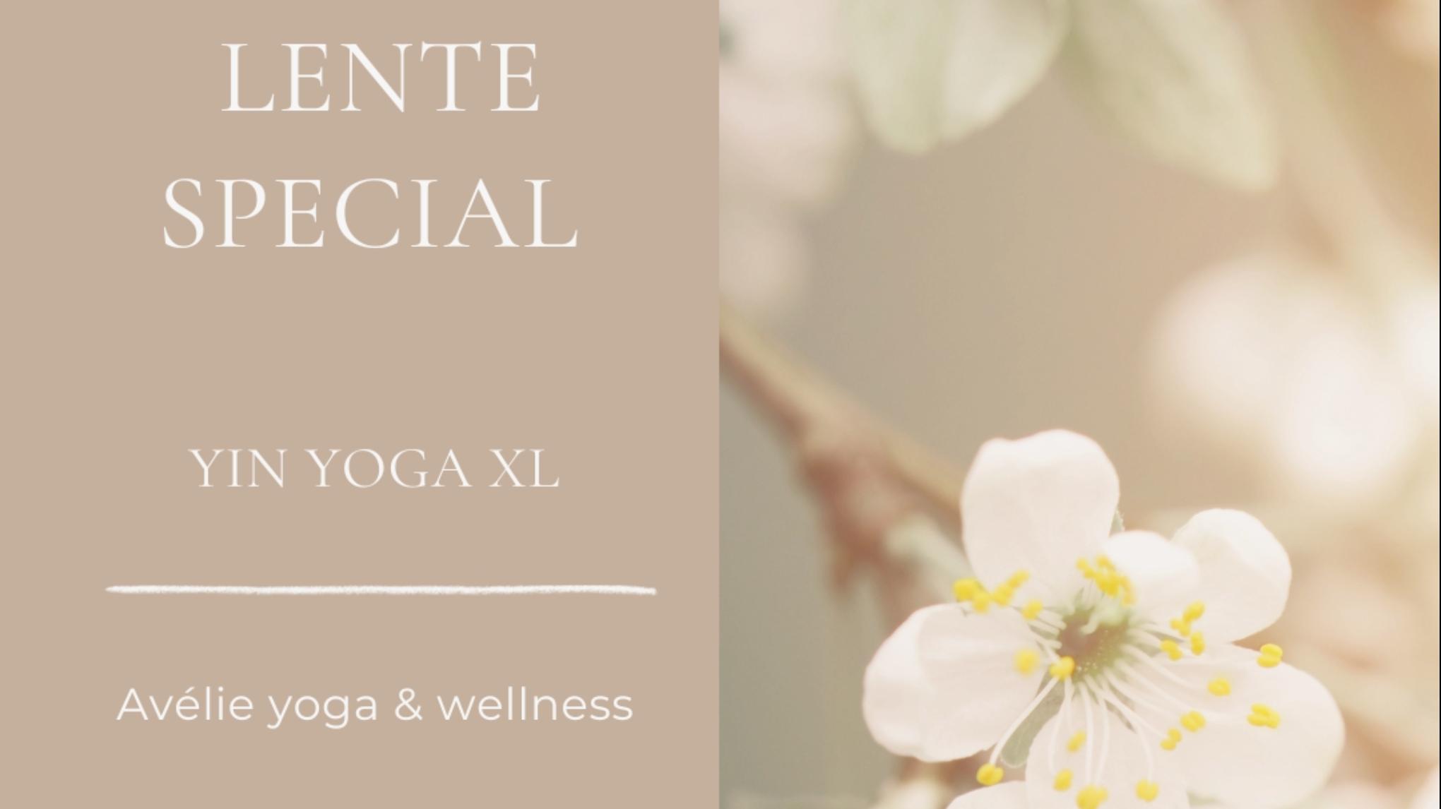 Lente special - yin yoga XL