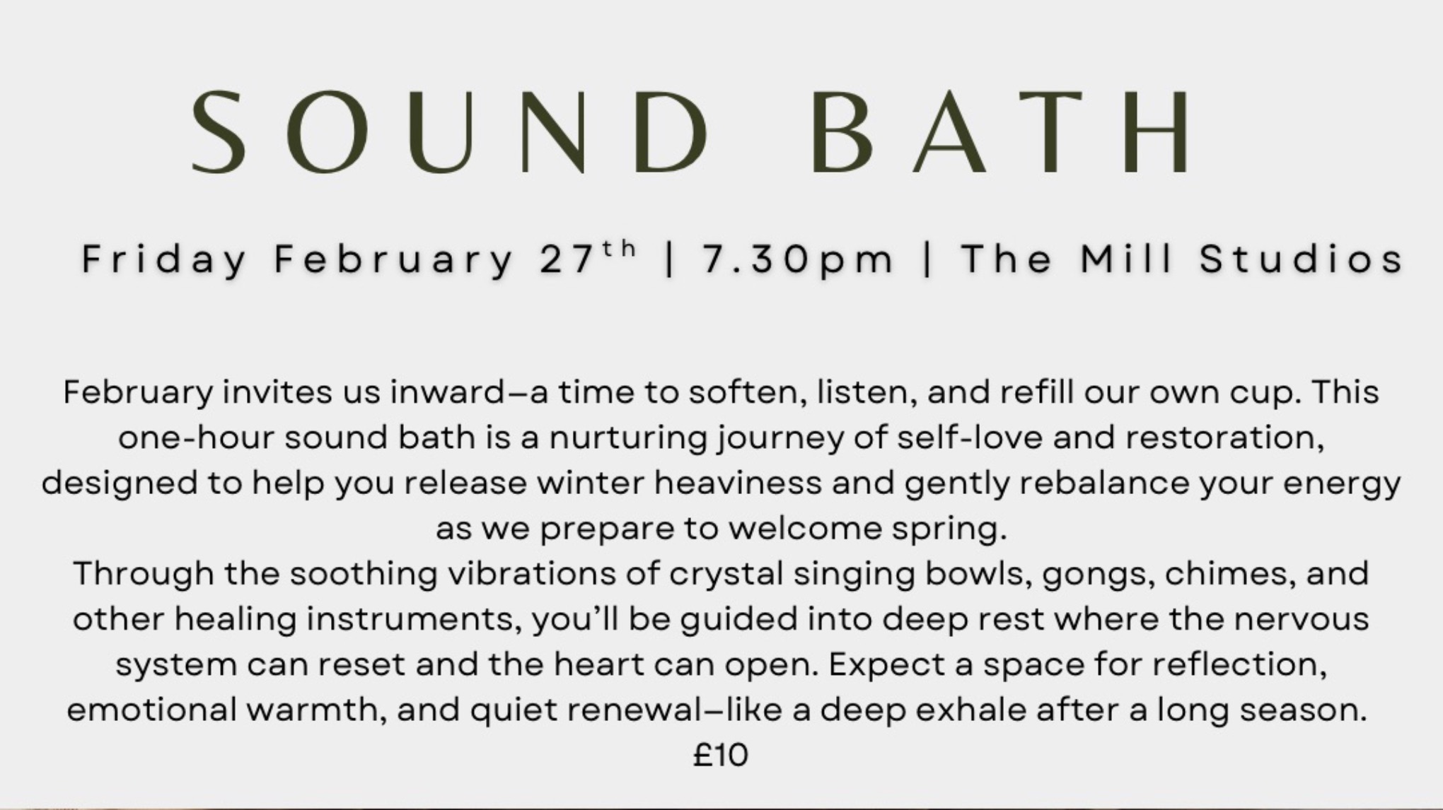 Crystal Bowl Sound Bath