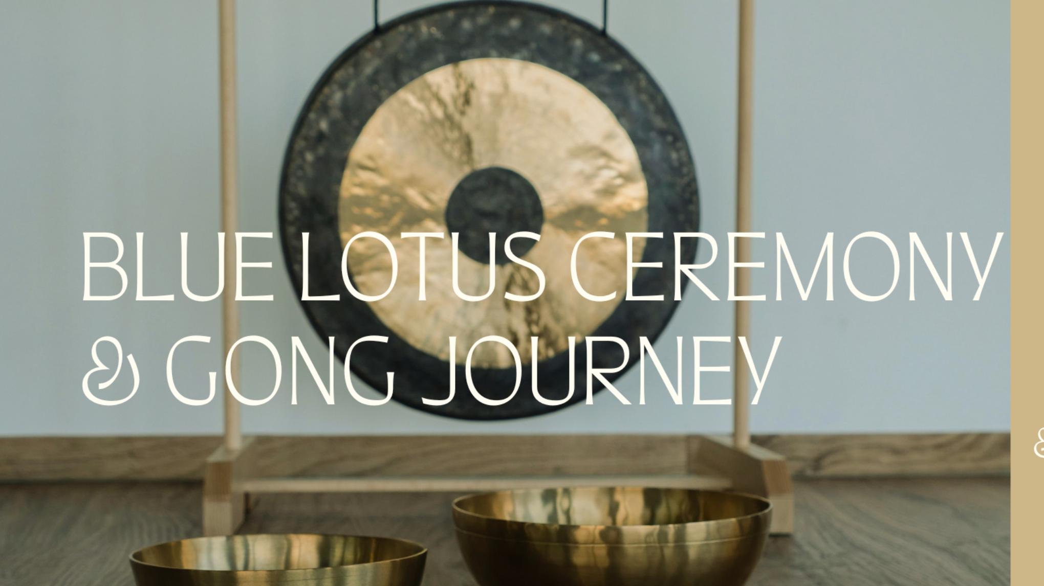 Blue Lotus Tea Ceremony and Gong Journey