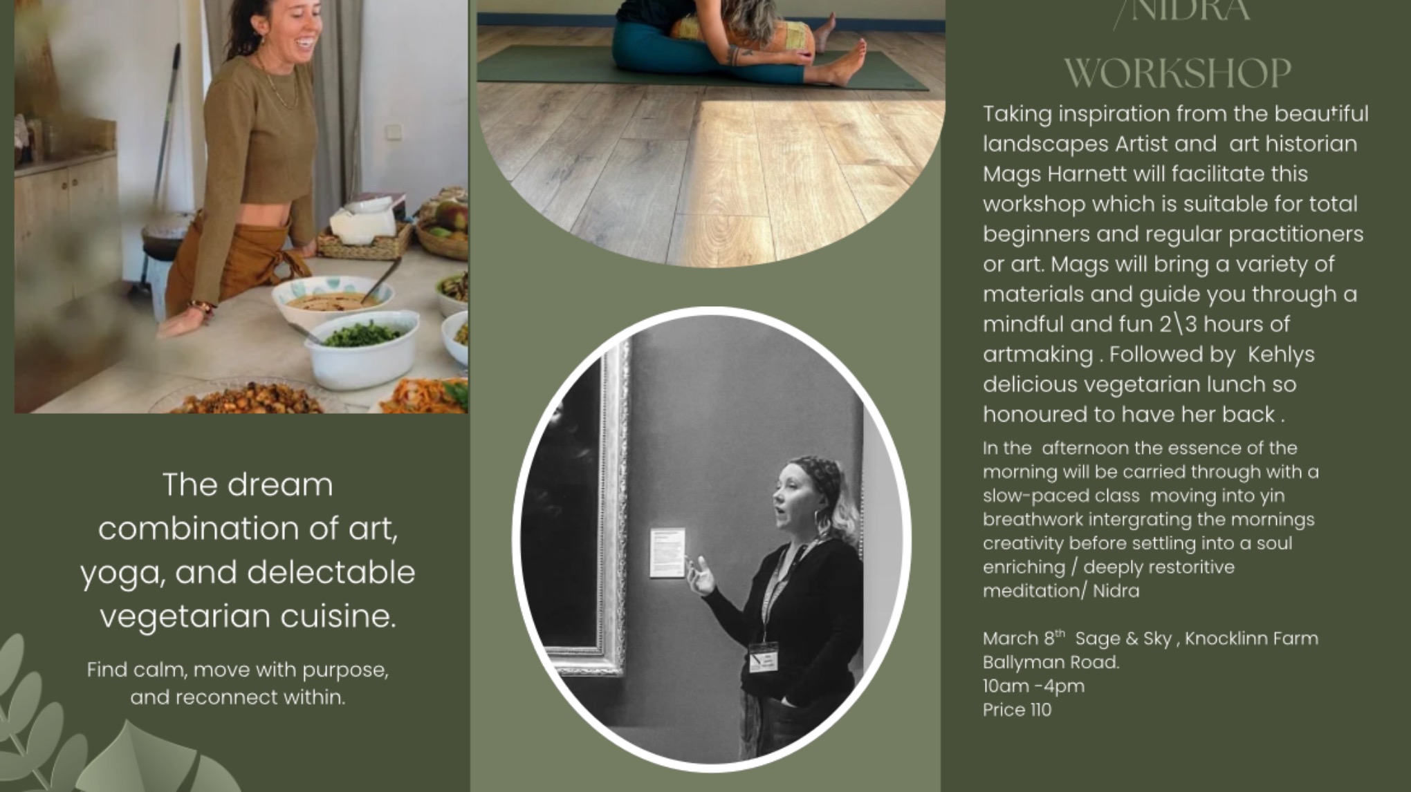 Art , Yoga , Food