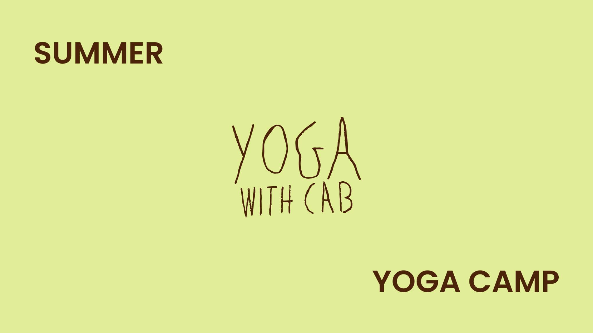 SUMMER YOGA CAMP 🌾