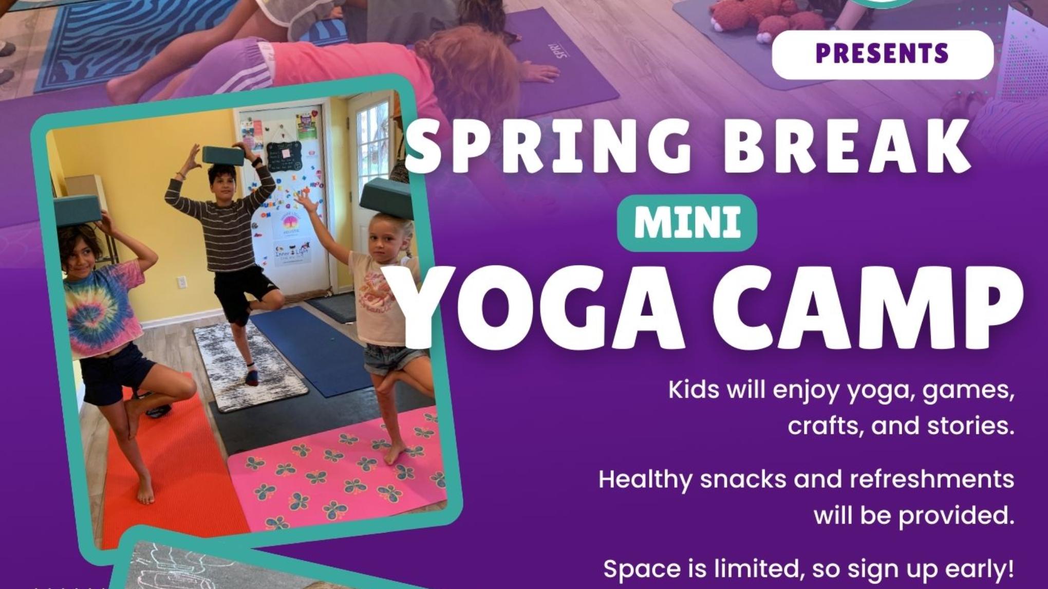 Spring Break Kids Mini Yoga Camp- March 30th