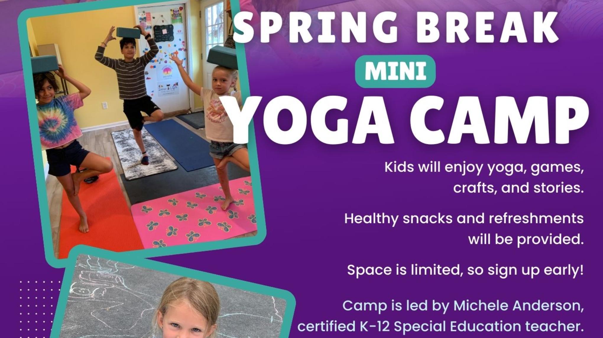 Spring Break Kids Mini Yoga Camp- March 31st