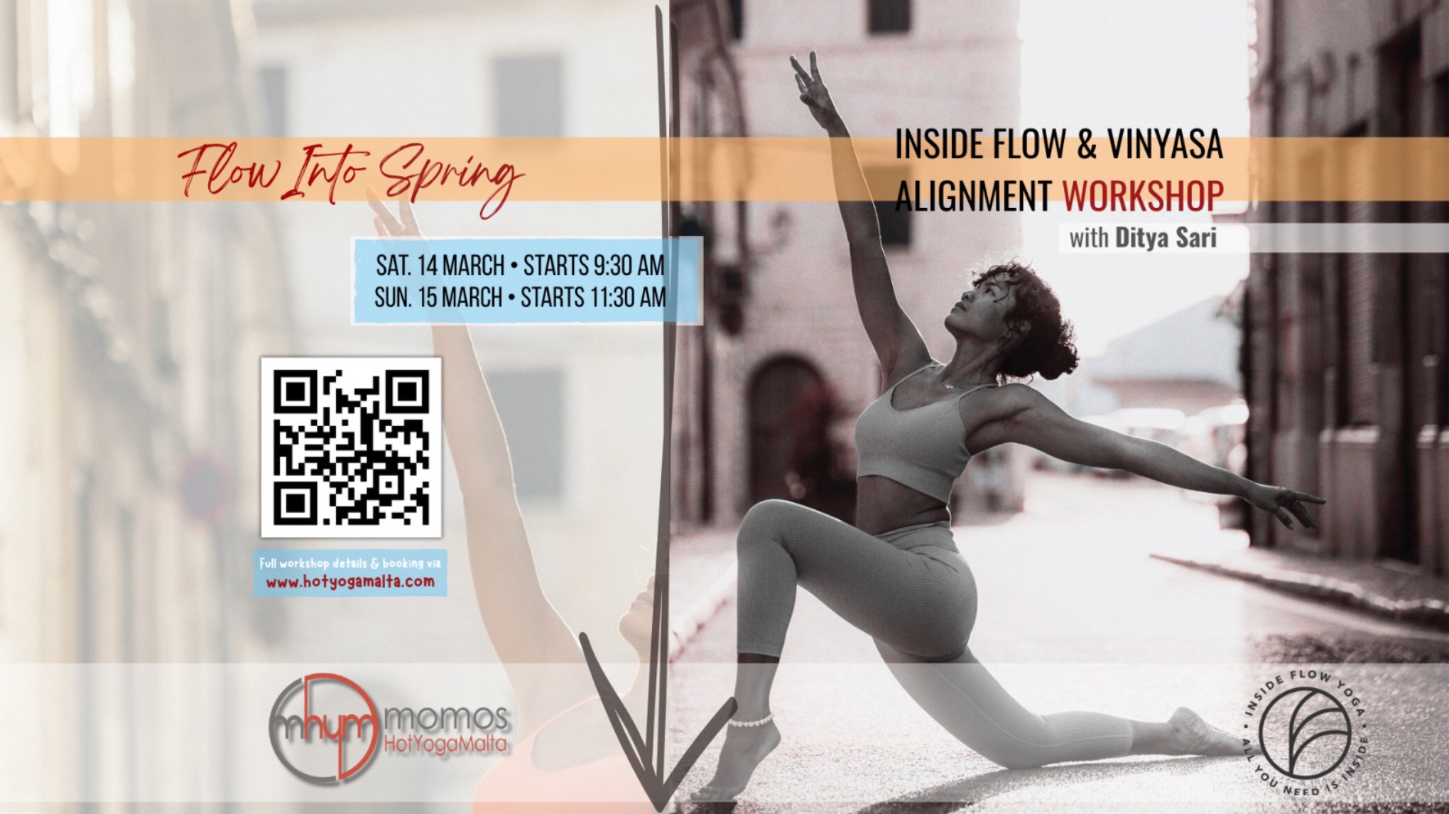 Inside Flow & Vinyasa Alignment Workshop-Flow Into Spring