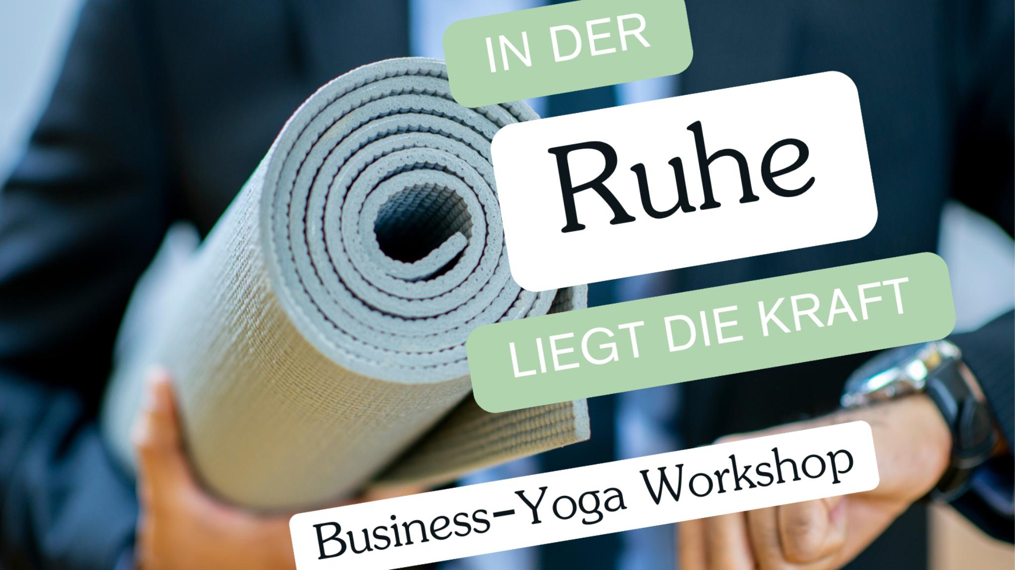 In der Ruhe liegt die Kraft - Workshop mit alltagstauglichen Tools aus dem