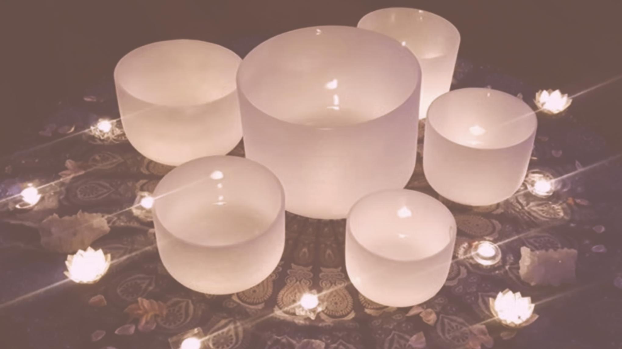A Sound Bath Experience: Crystal Singing Bowls & Healing Instruments