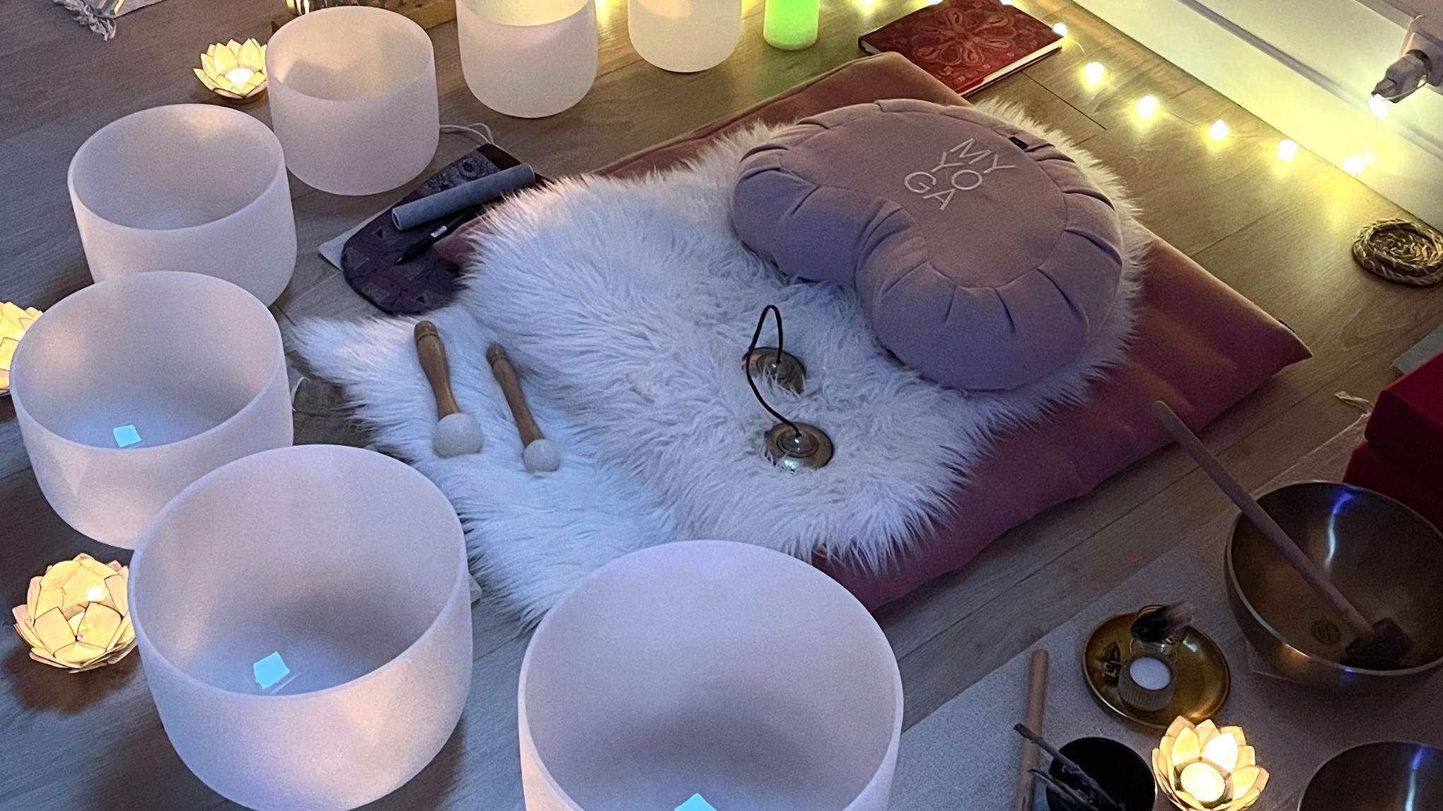 ATELIER 🌕 Bain Sonore de Cristal & Méditation de Pleine Lune