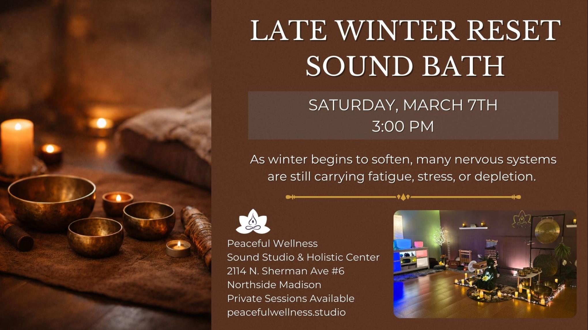 MADISON Late Winter Reset Sound Bath