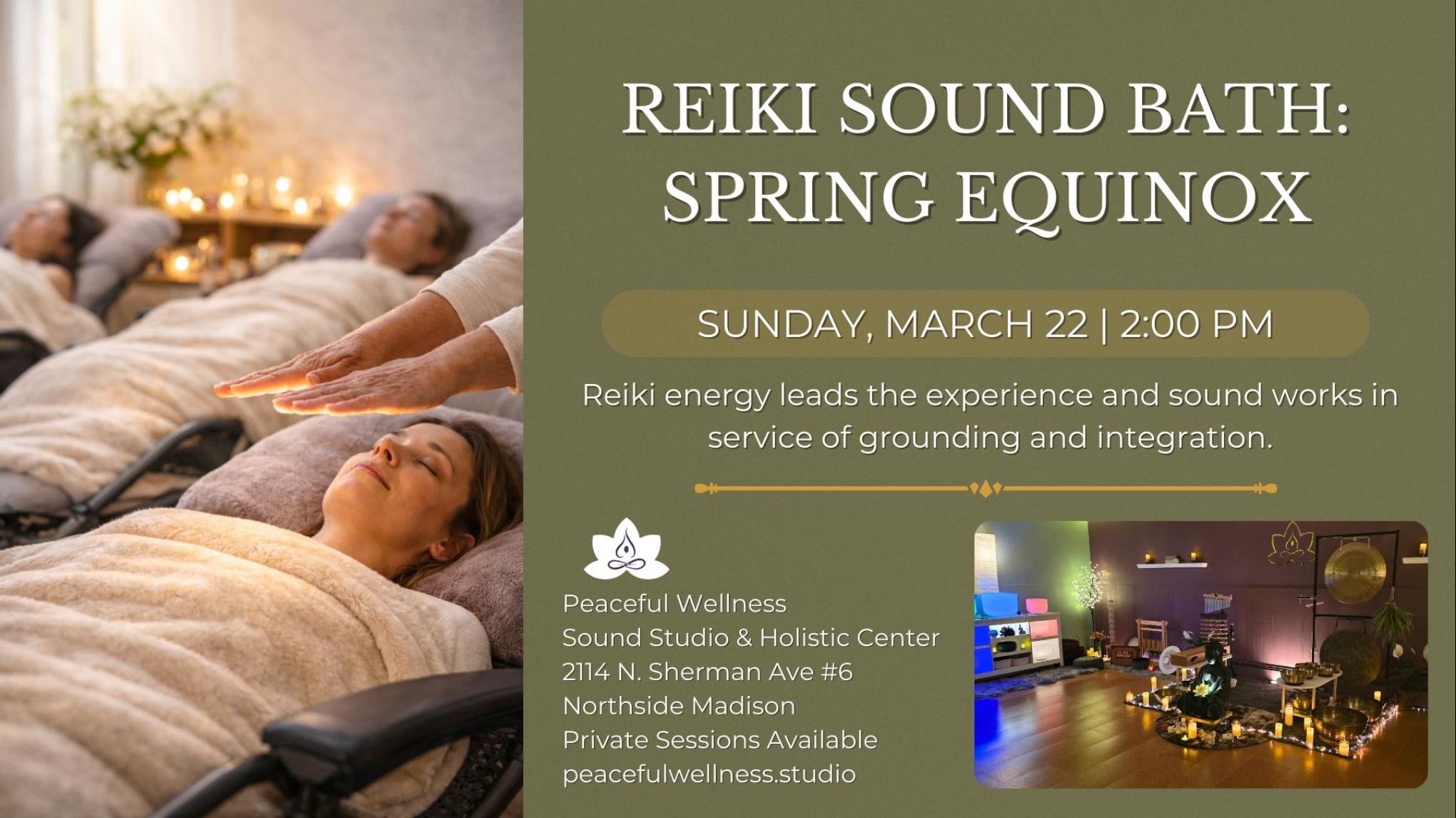MADISON Reiki Sound Bath: Spring Equinox