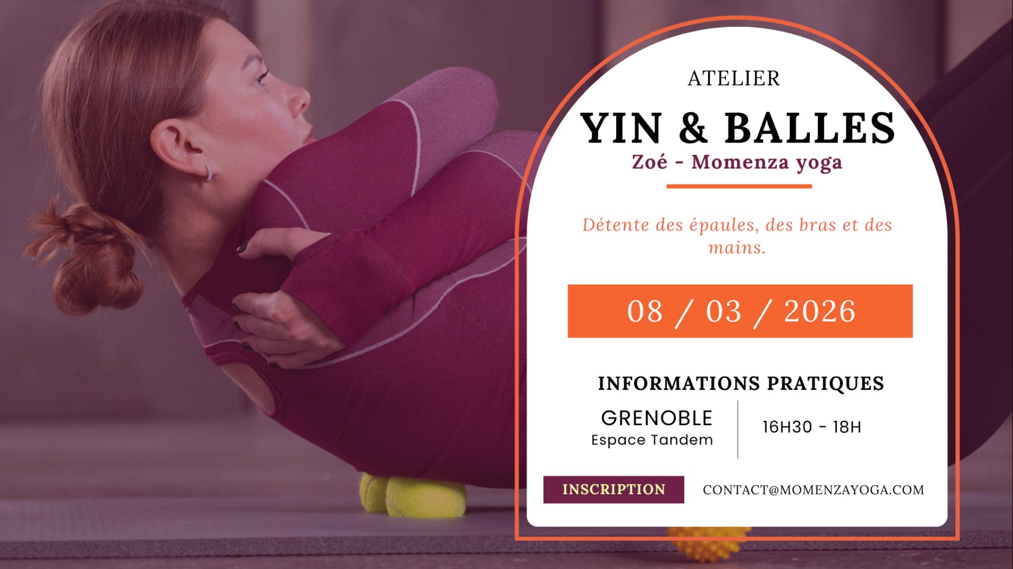 Yin & Auto-massage - Epaules, cervicales, bras