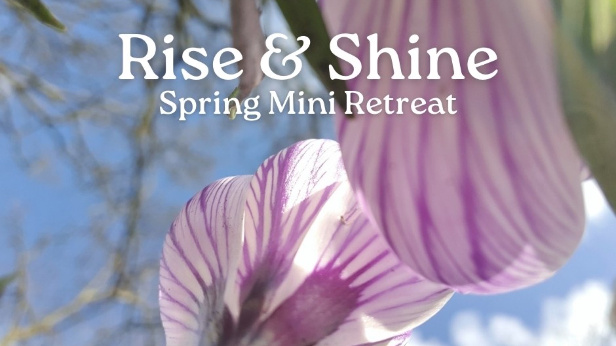 Rise & shine mini retreat with Lucie Potter