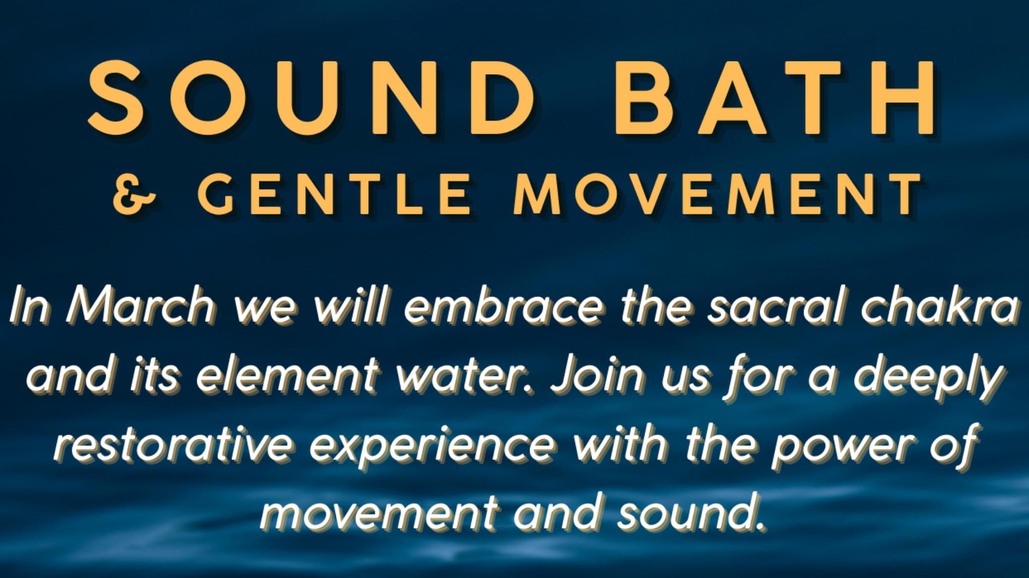 Monthly Sound Bath