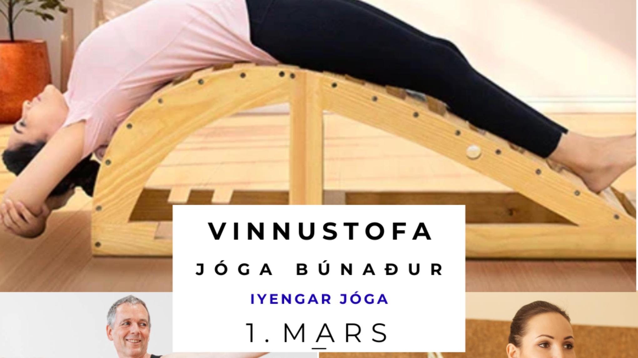 Iyengar jóga - vinnustofa - Hvernig við notum jógabúnað