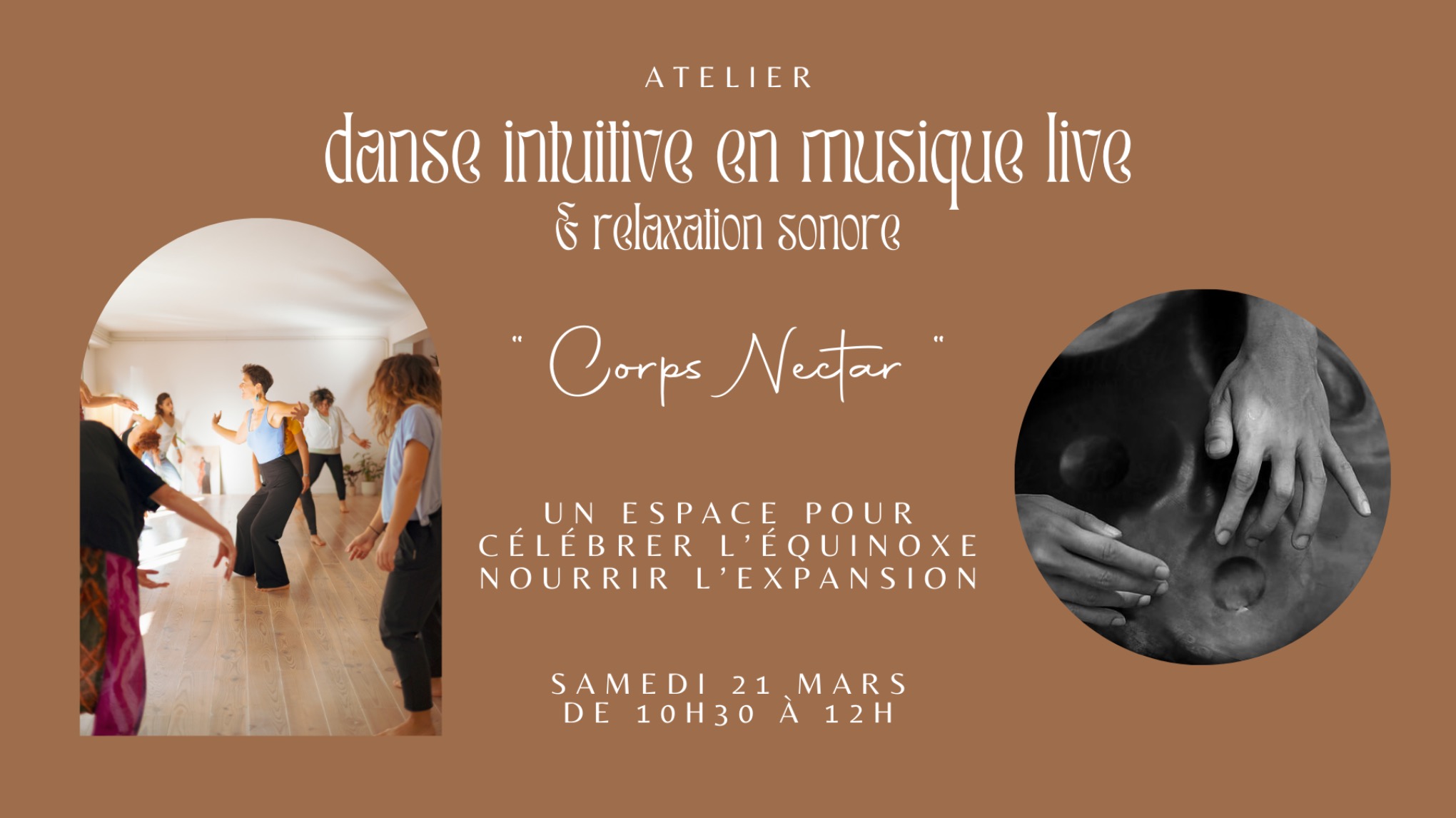 Atelier Danse intuitive "corps nectar - célébrer l'équinoxe" & musique live