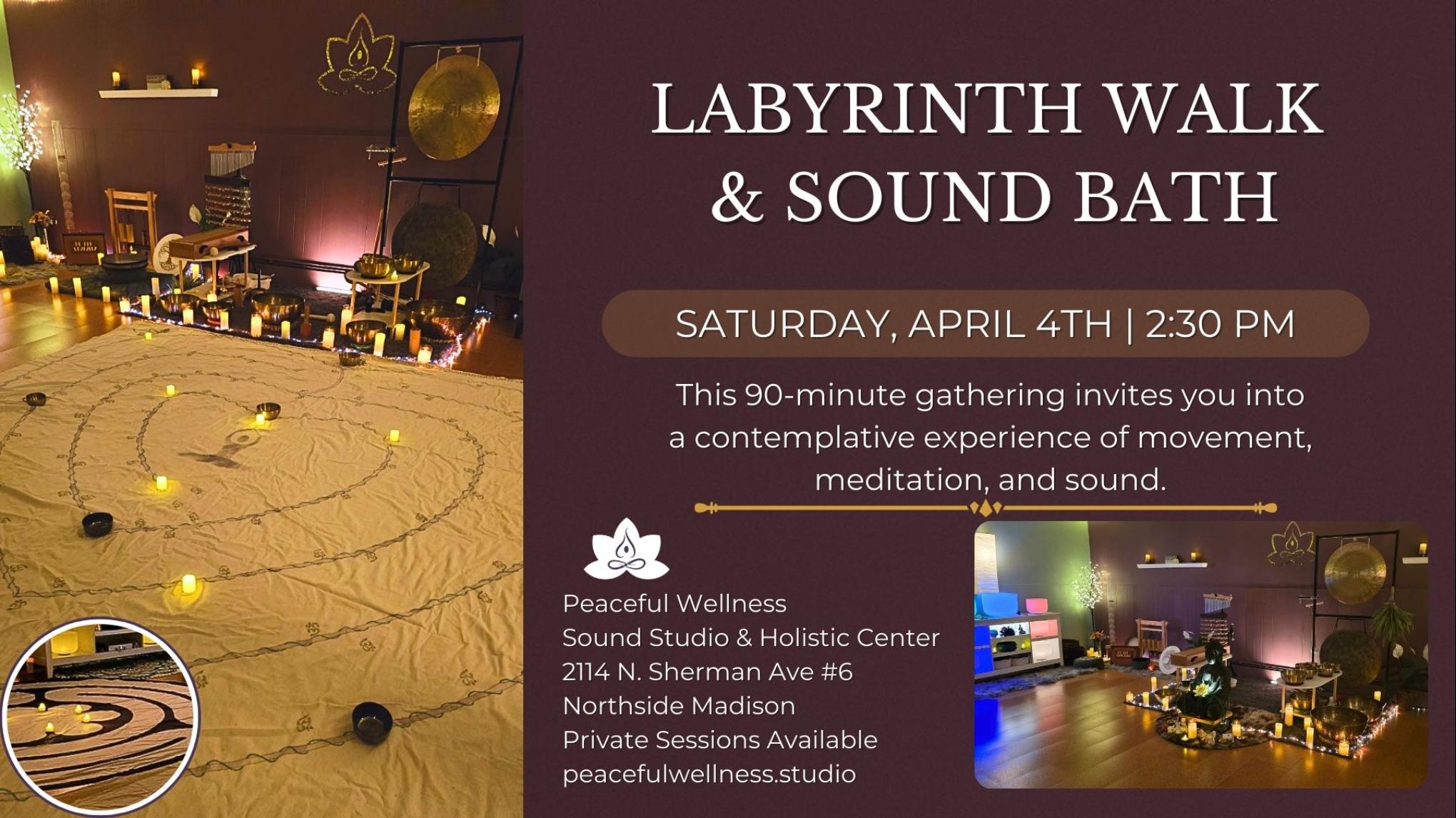 MADISON Labyrinth Walk & Sound Bath