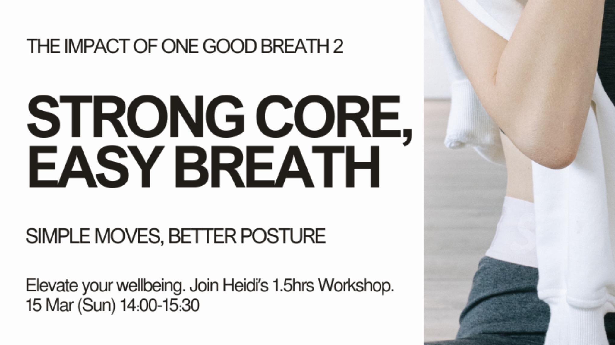 The Impact of ONE GOOD BREATH 2 - 功能性呼吸工作坊