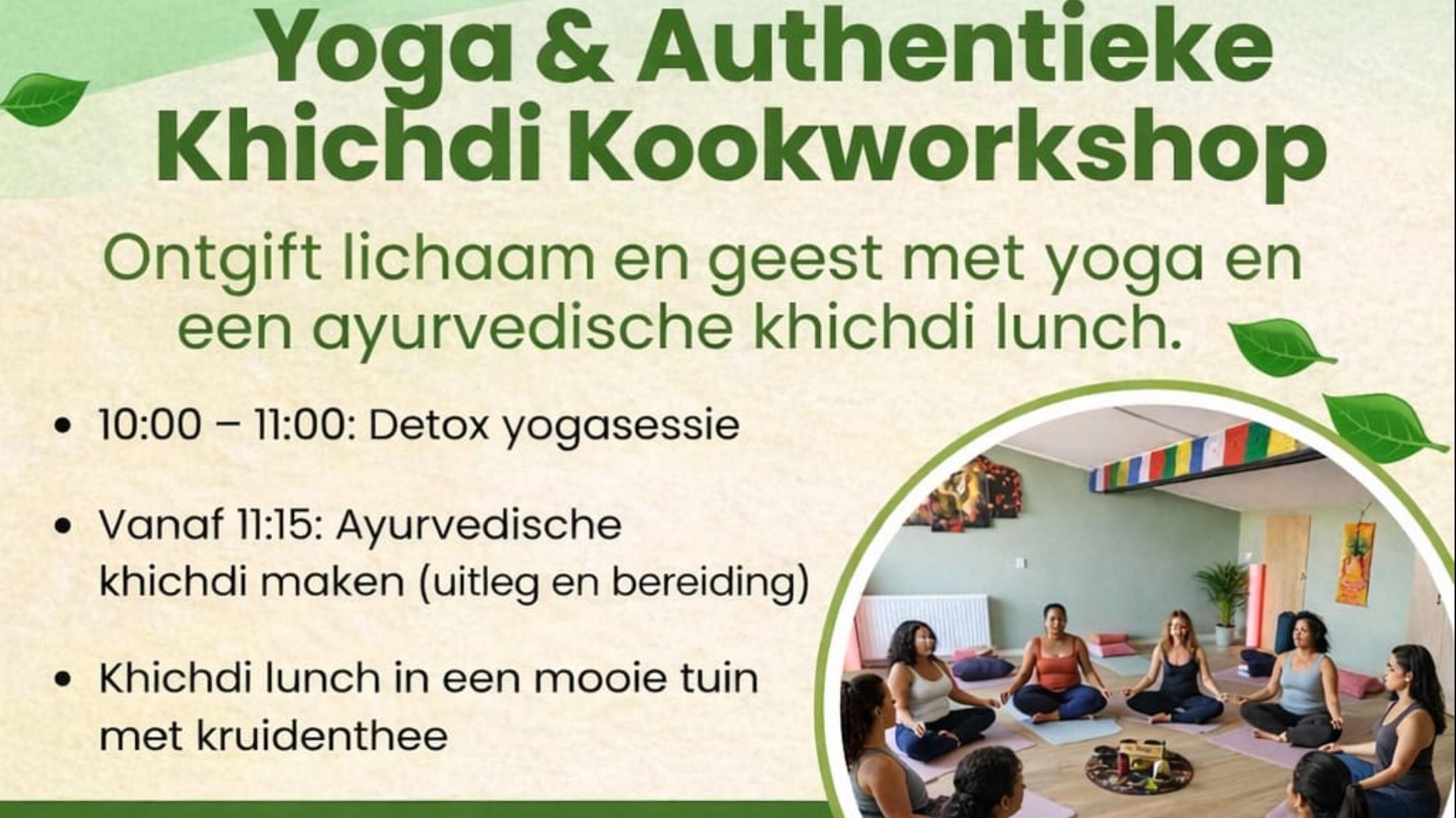 Workshop: Yoga & Khichdi leren koken